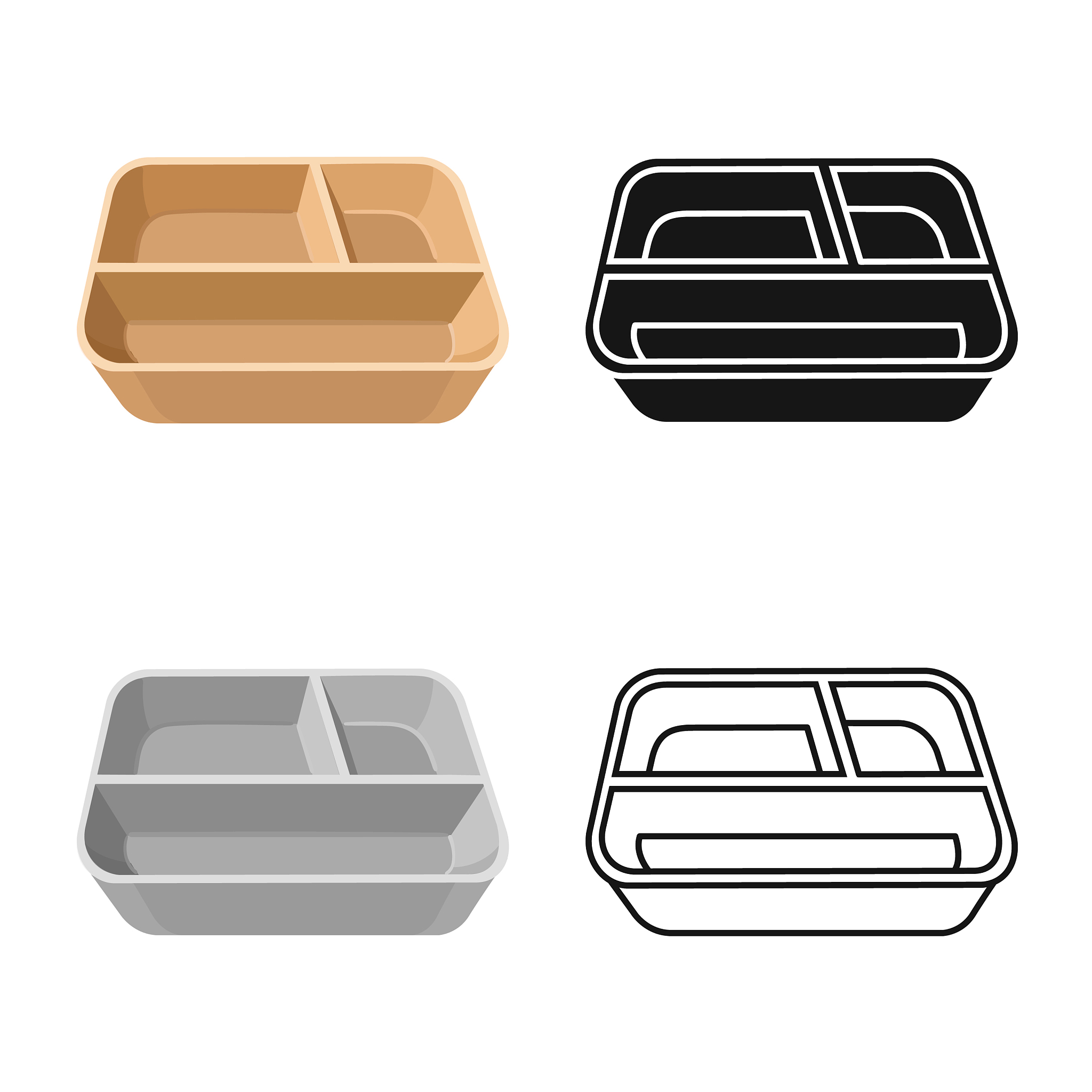 design container and paper logo graphic