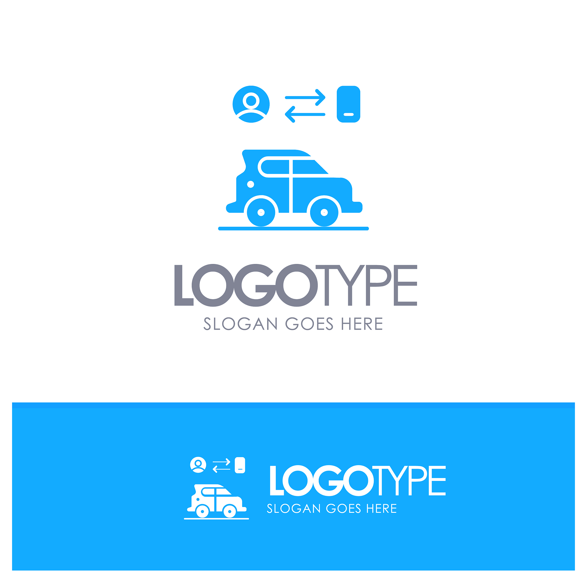 物流公司Logo设计：创意货车地球图案，彰显全球覆盖！