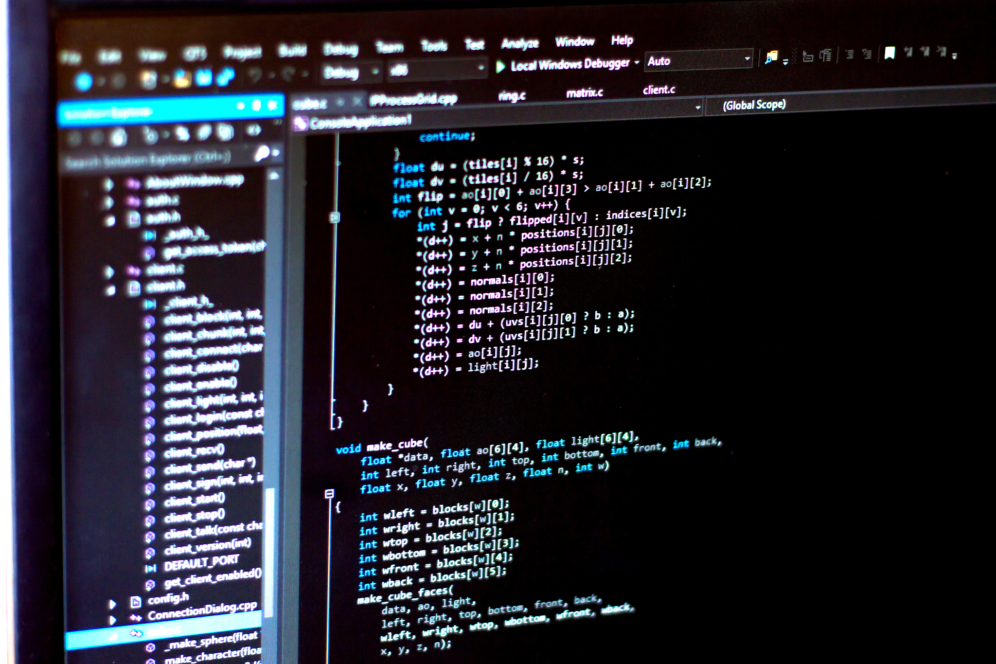 it developer's display