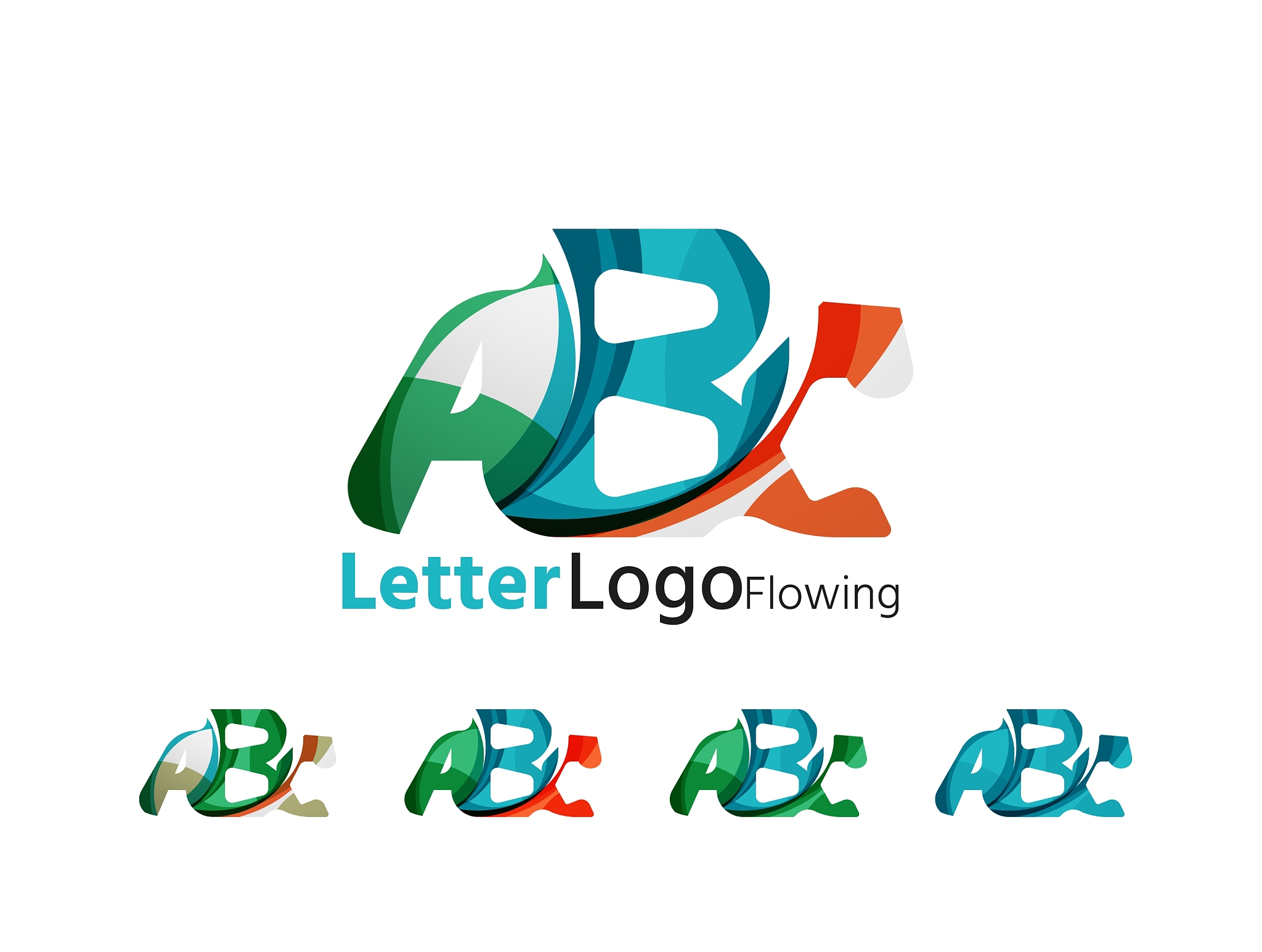 abc company logo set