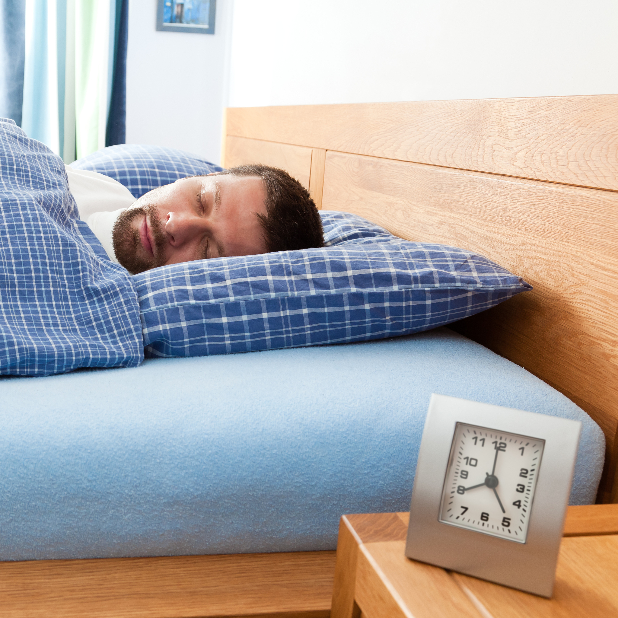 man sleeping