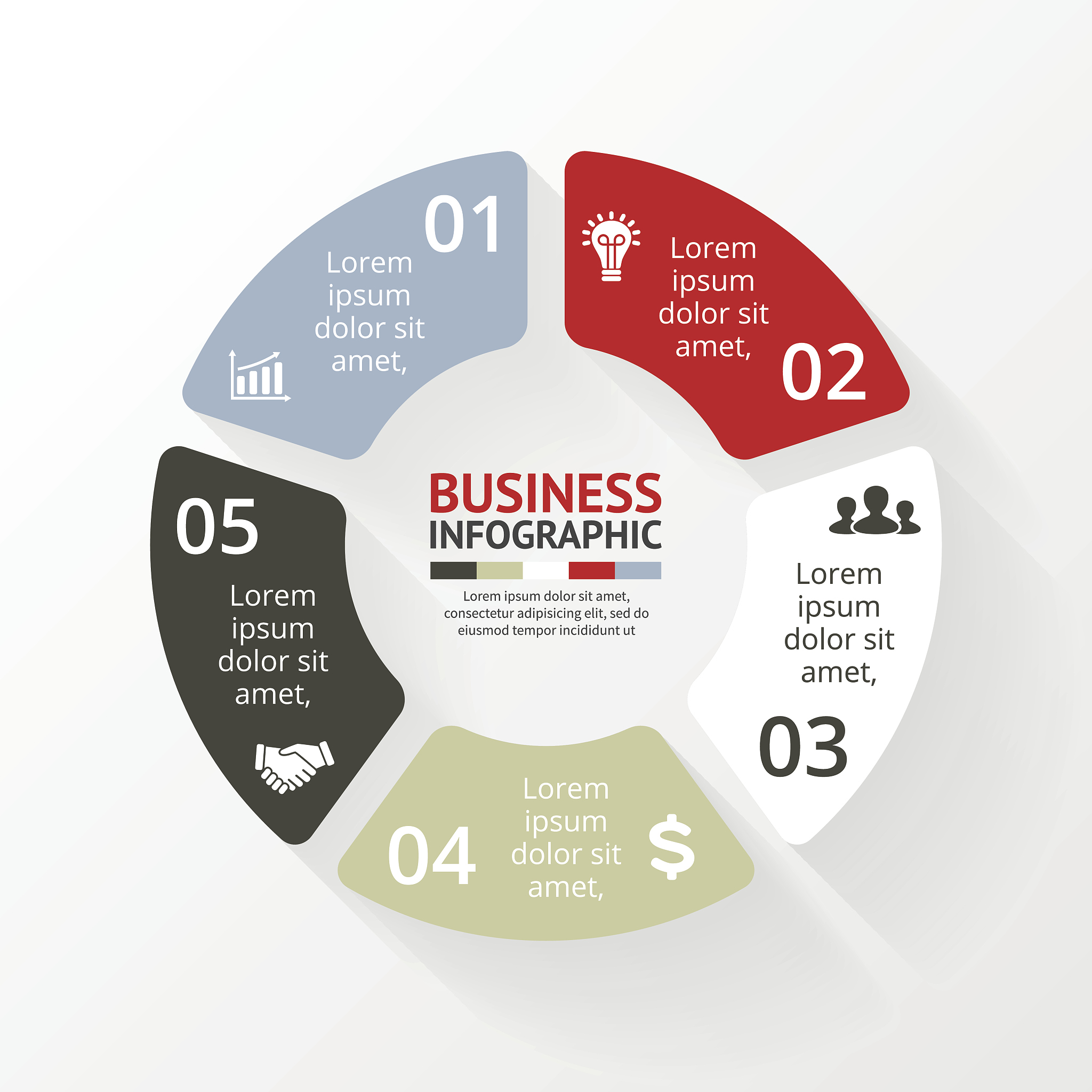 circle infographic. diagram, graph, presentation.