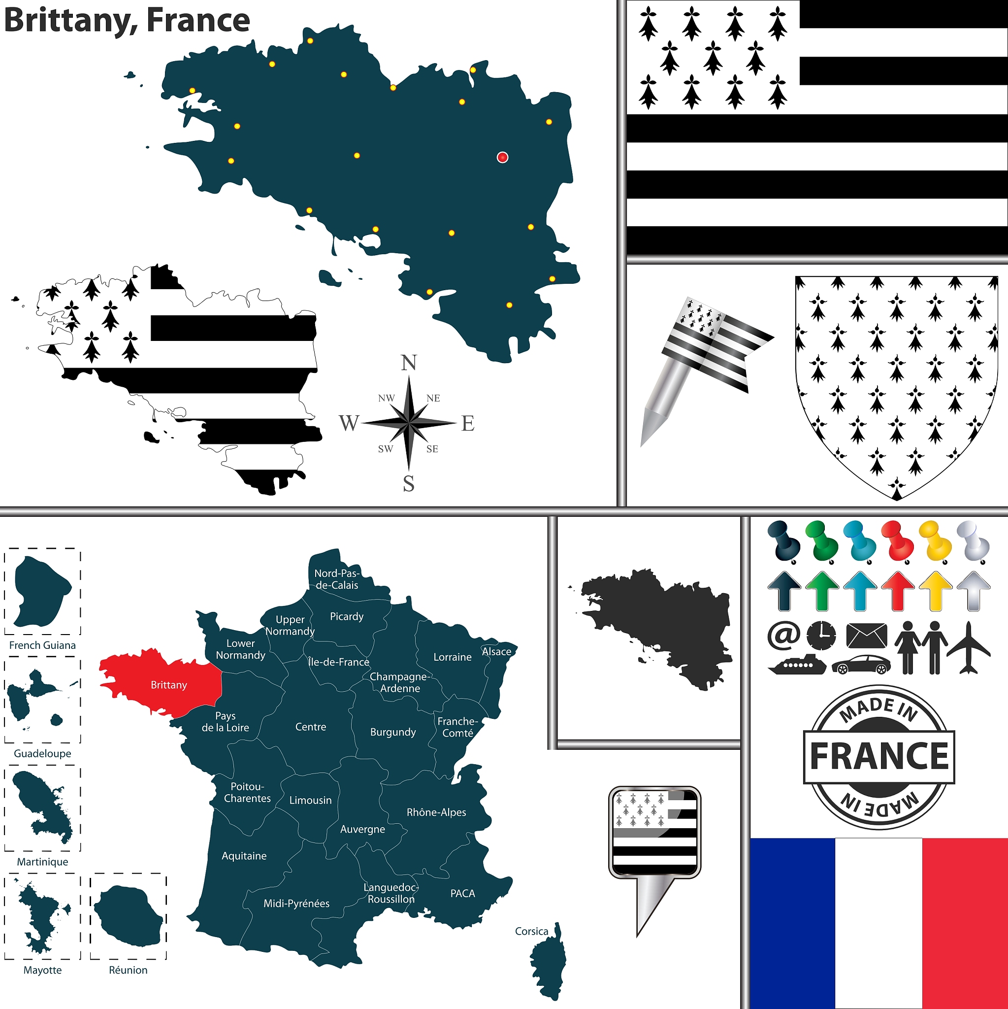 map of brittany