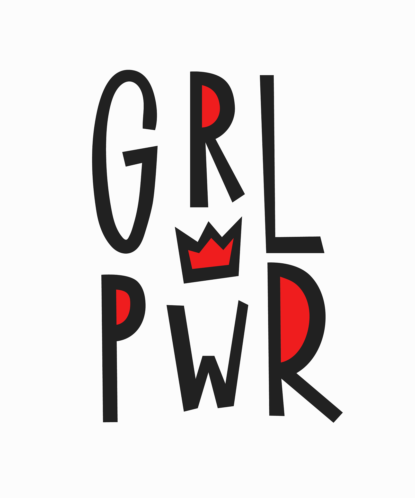 girl power t-shirt quote lettering