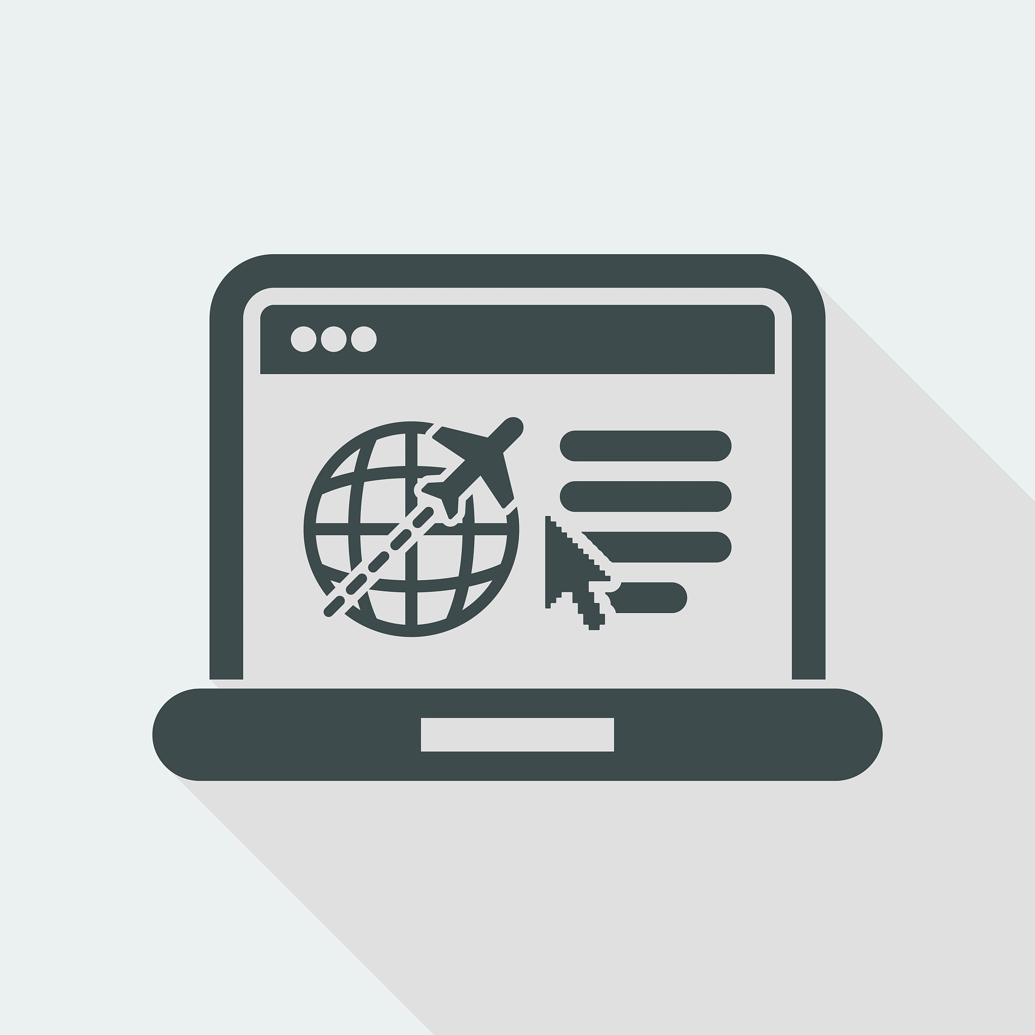 travel agency website icon