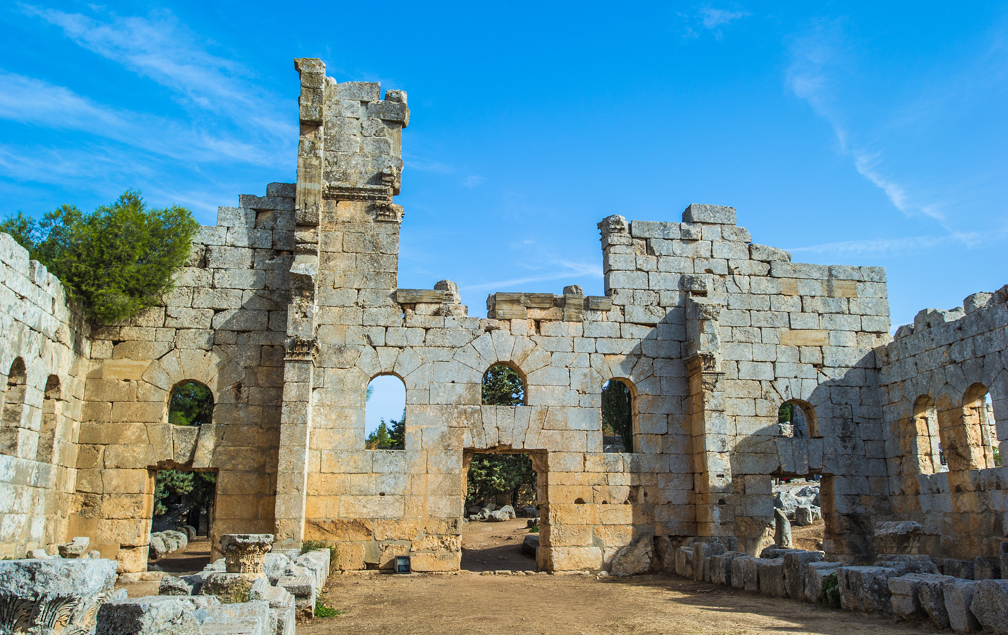 ruins of an ancient civilization of syria.