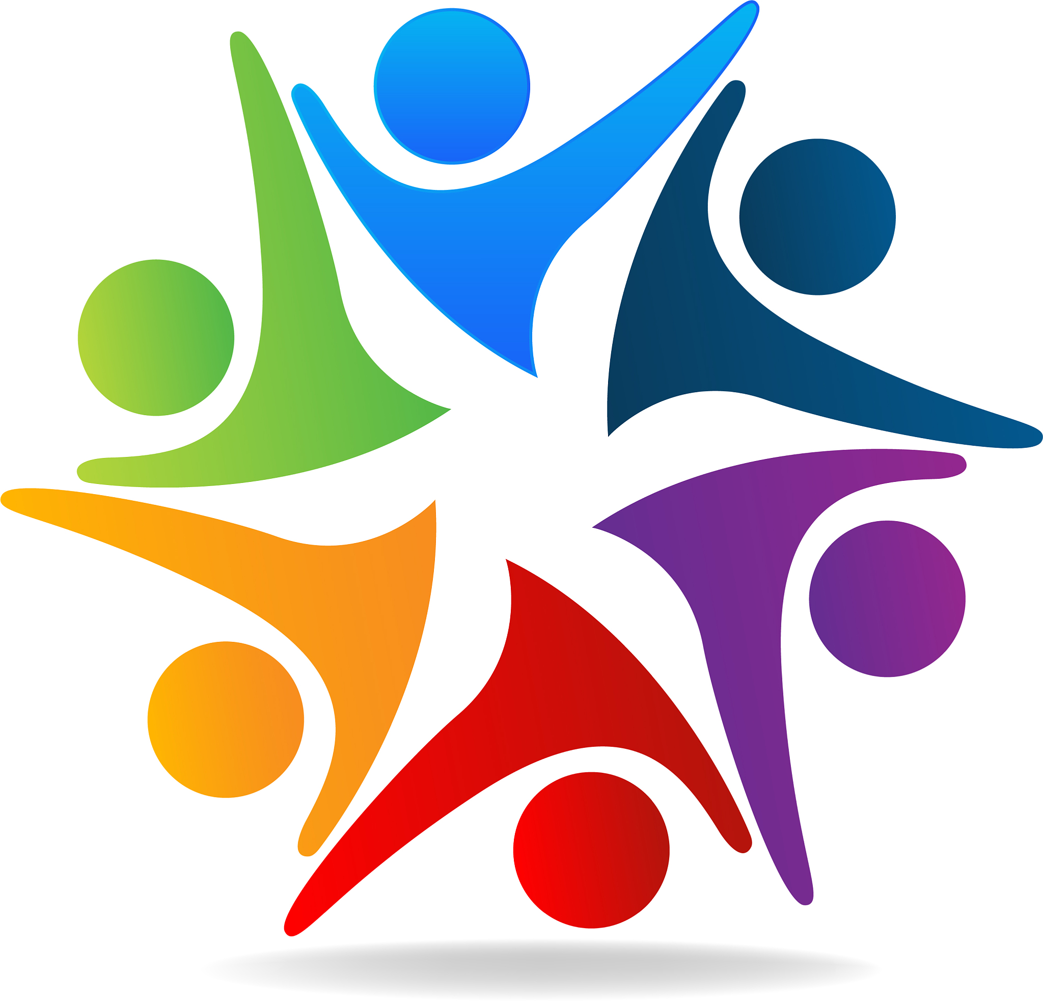 people teamwork concept circle group