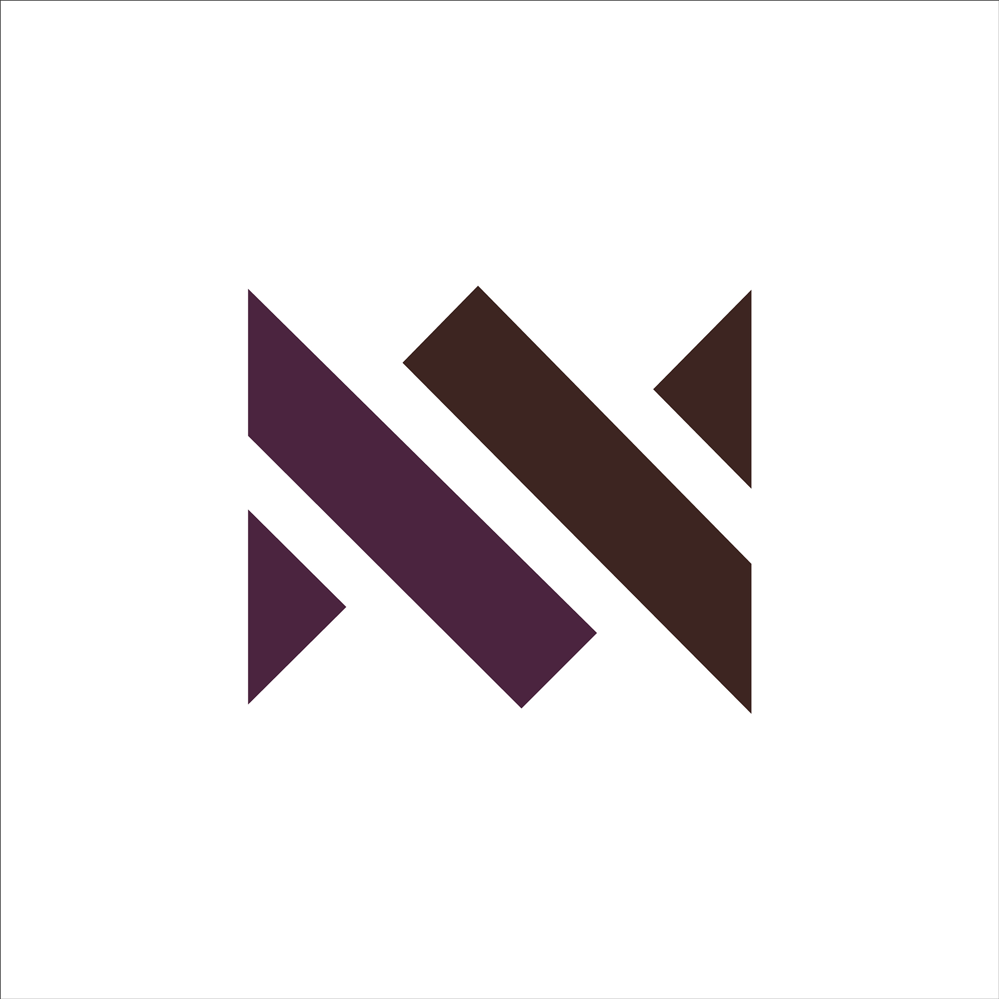 initial letter mi or im logo design template