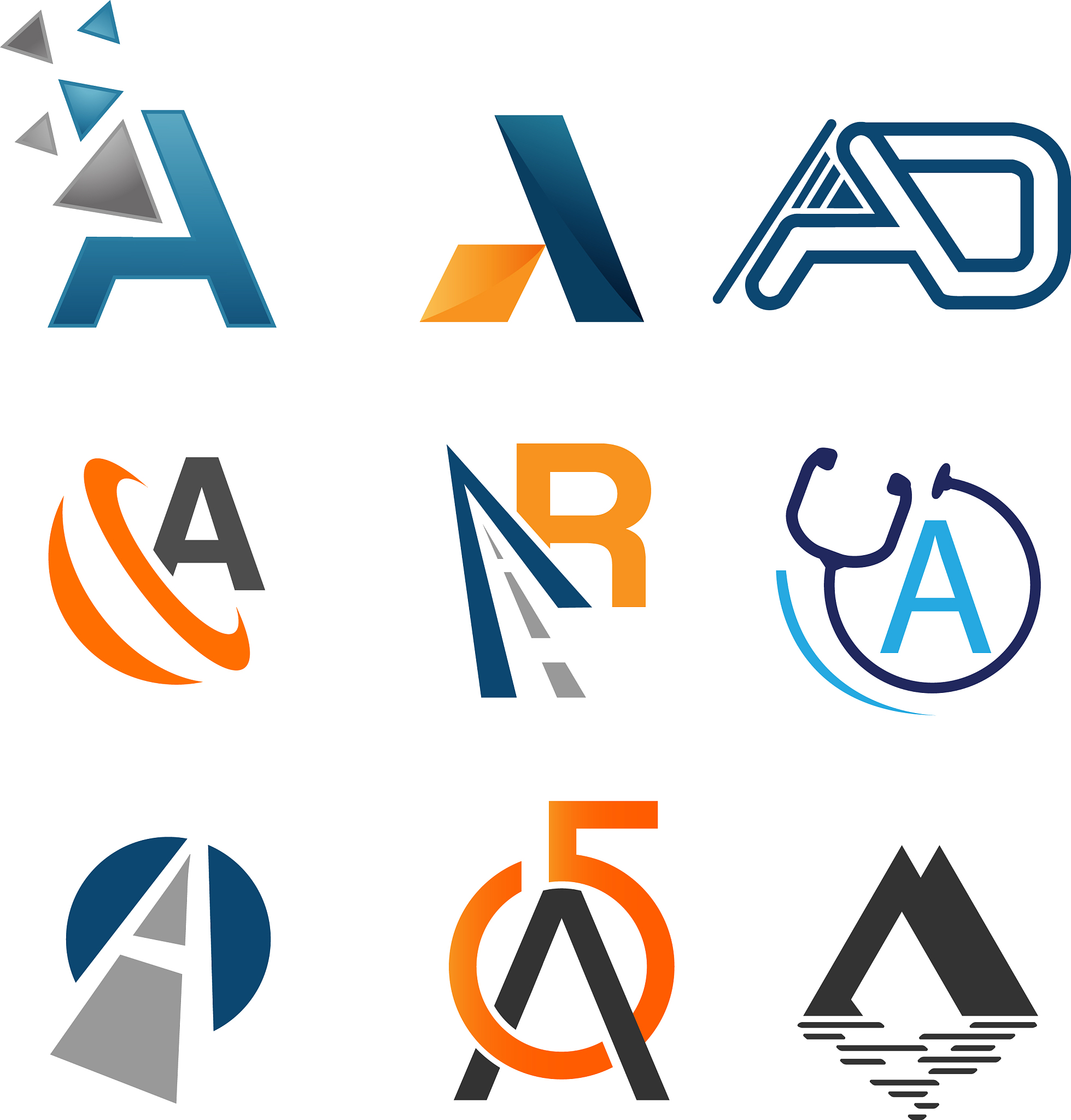letter a logo