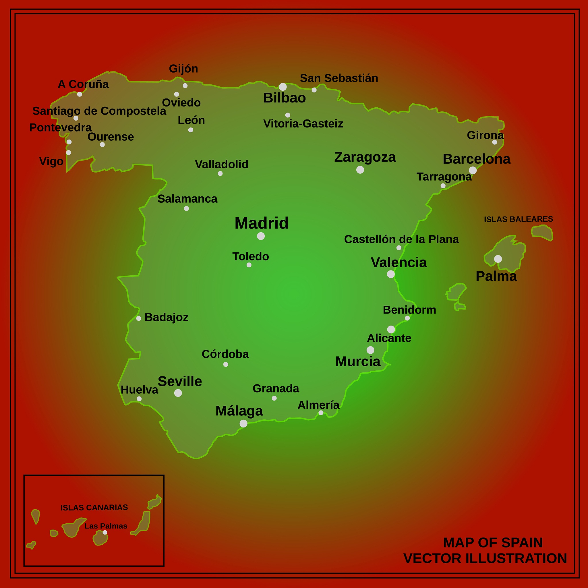 spain map