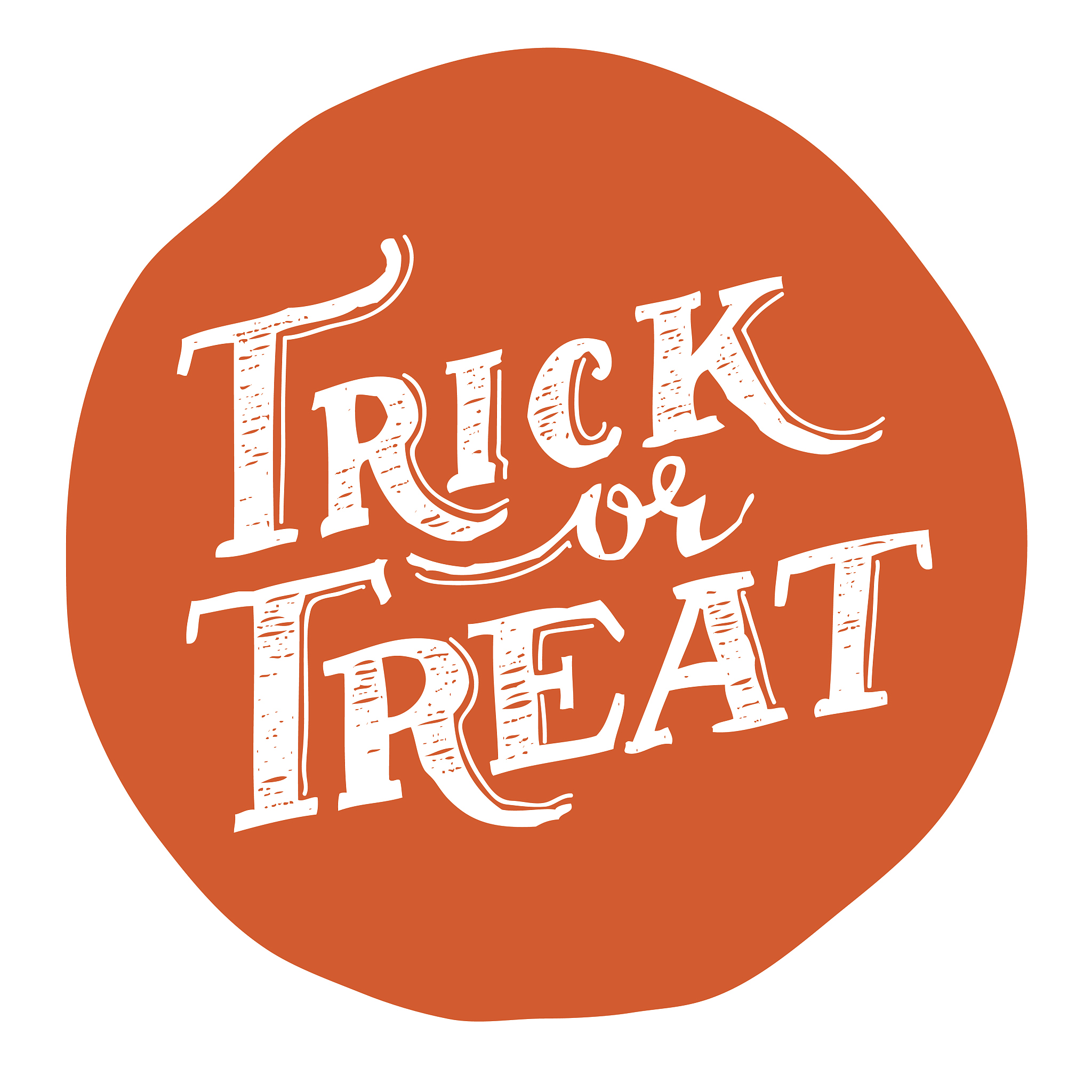 trick or treat design.