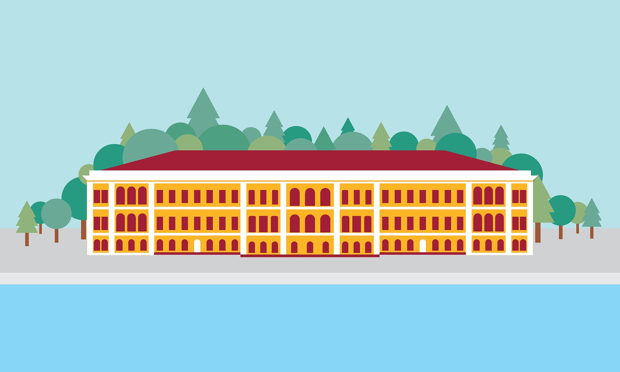historical university building