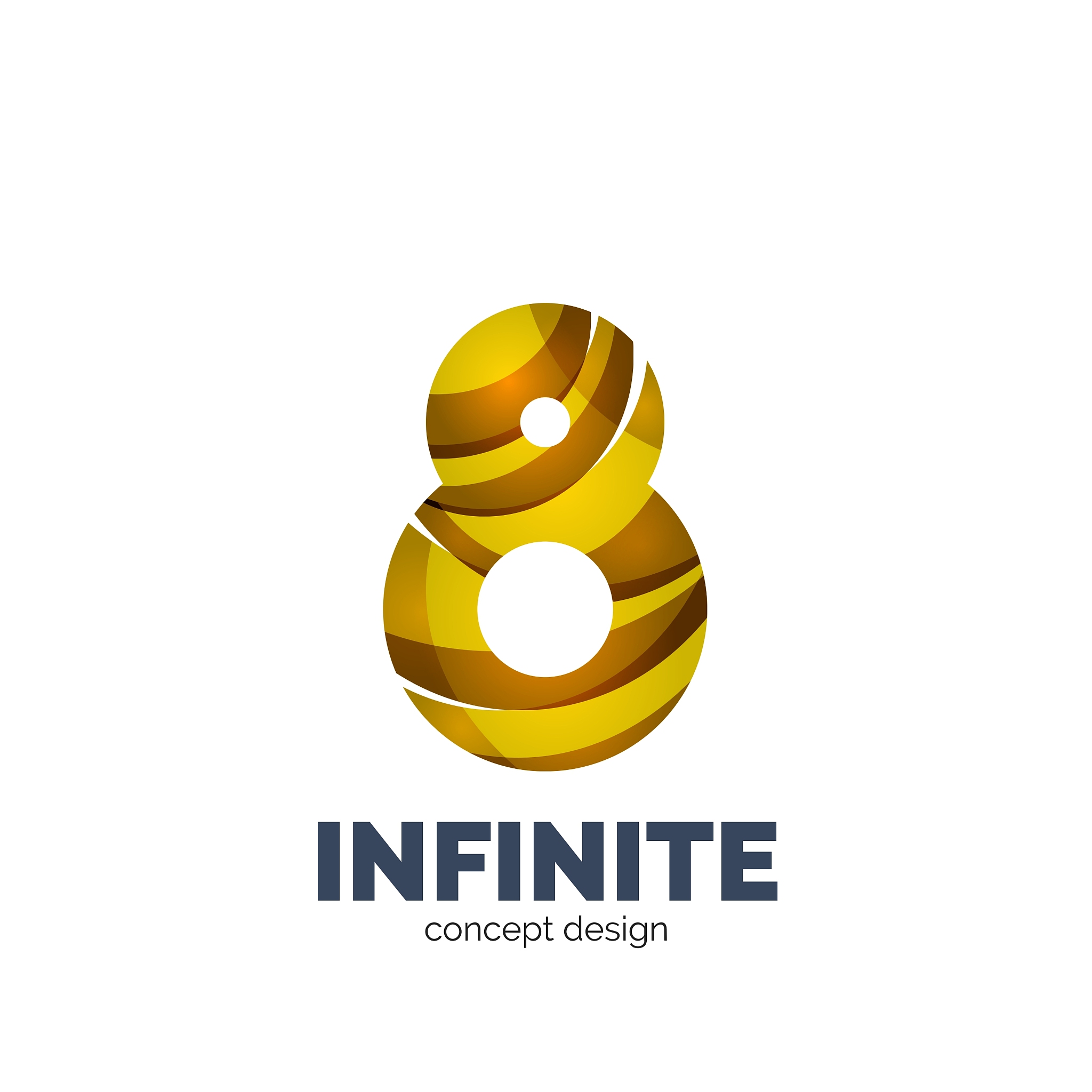 set of abstract letter business logo icons