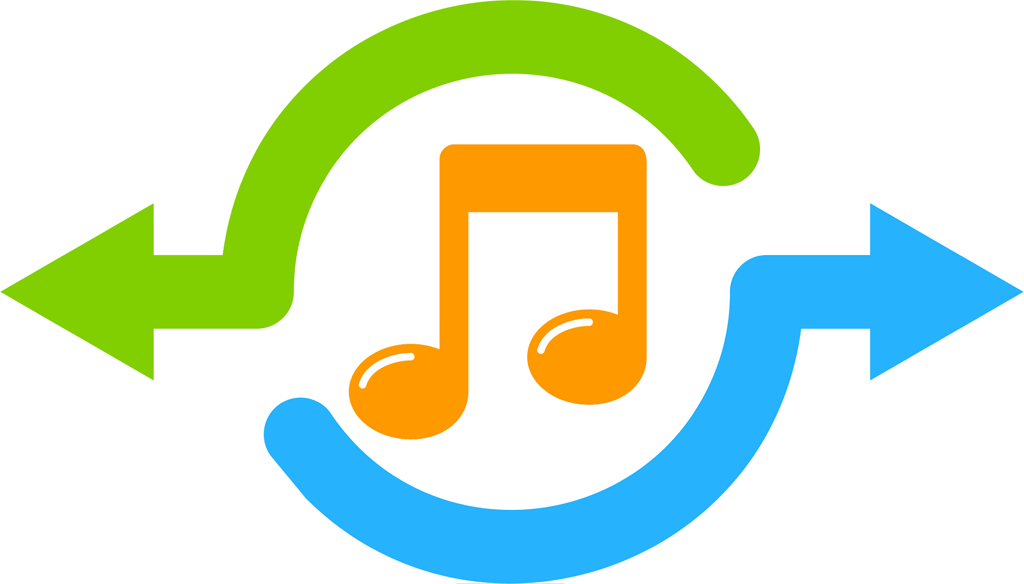 music share logo icon design