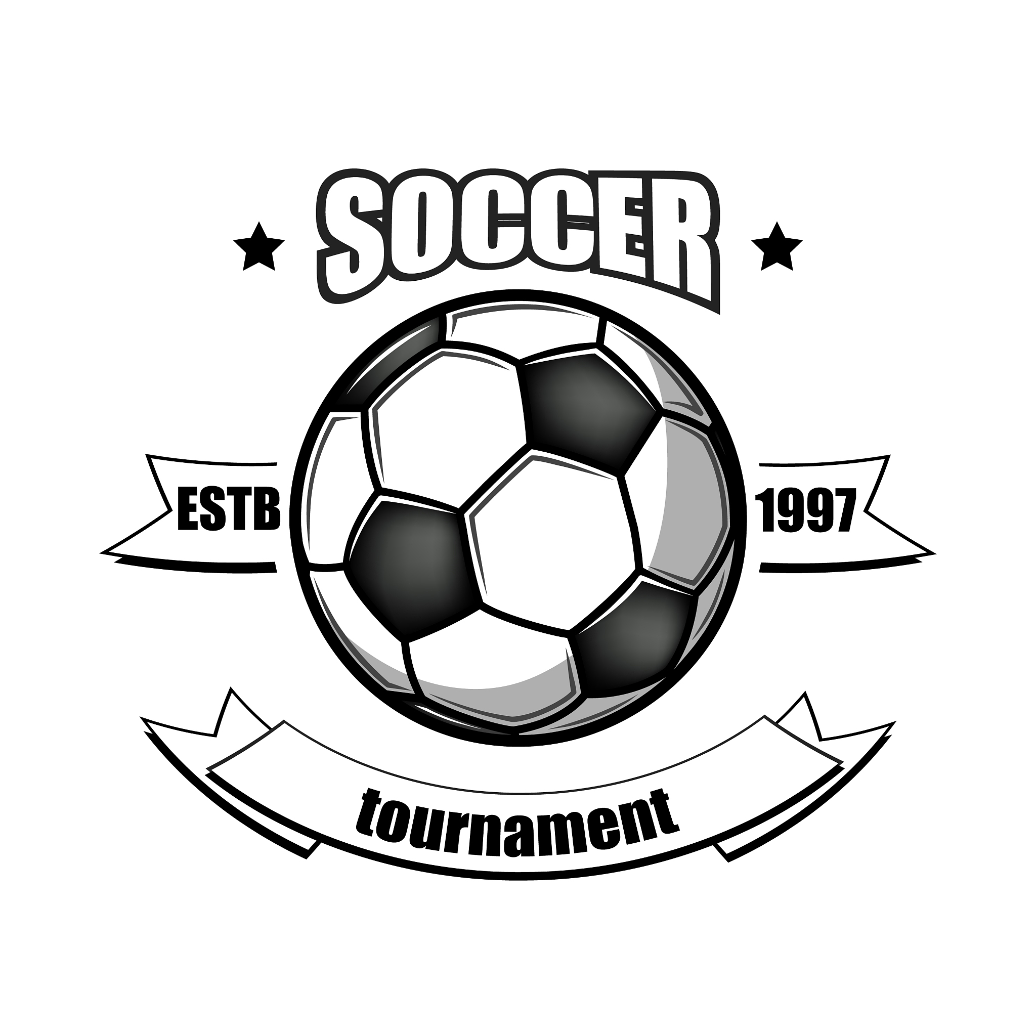 soccer logo design template