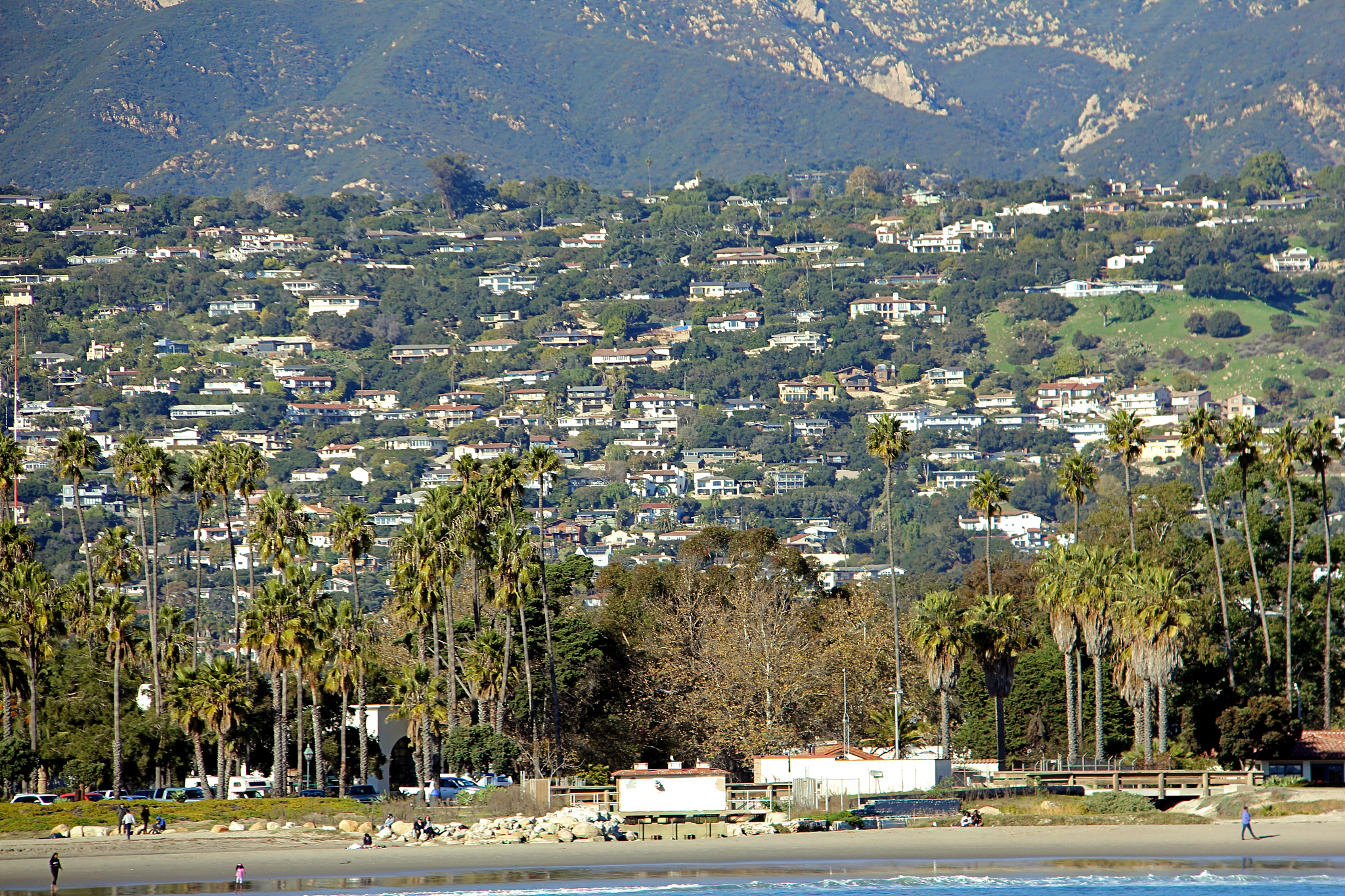 santa barbara city view.