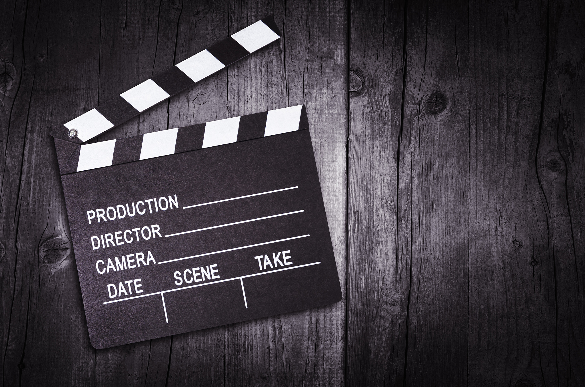 movie clapper board