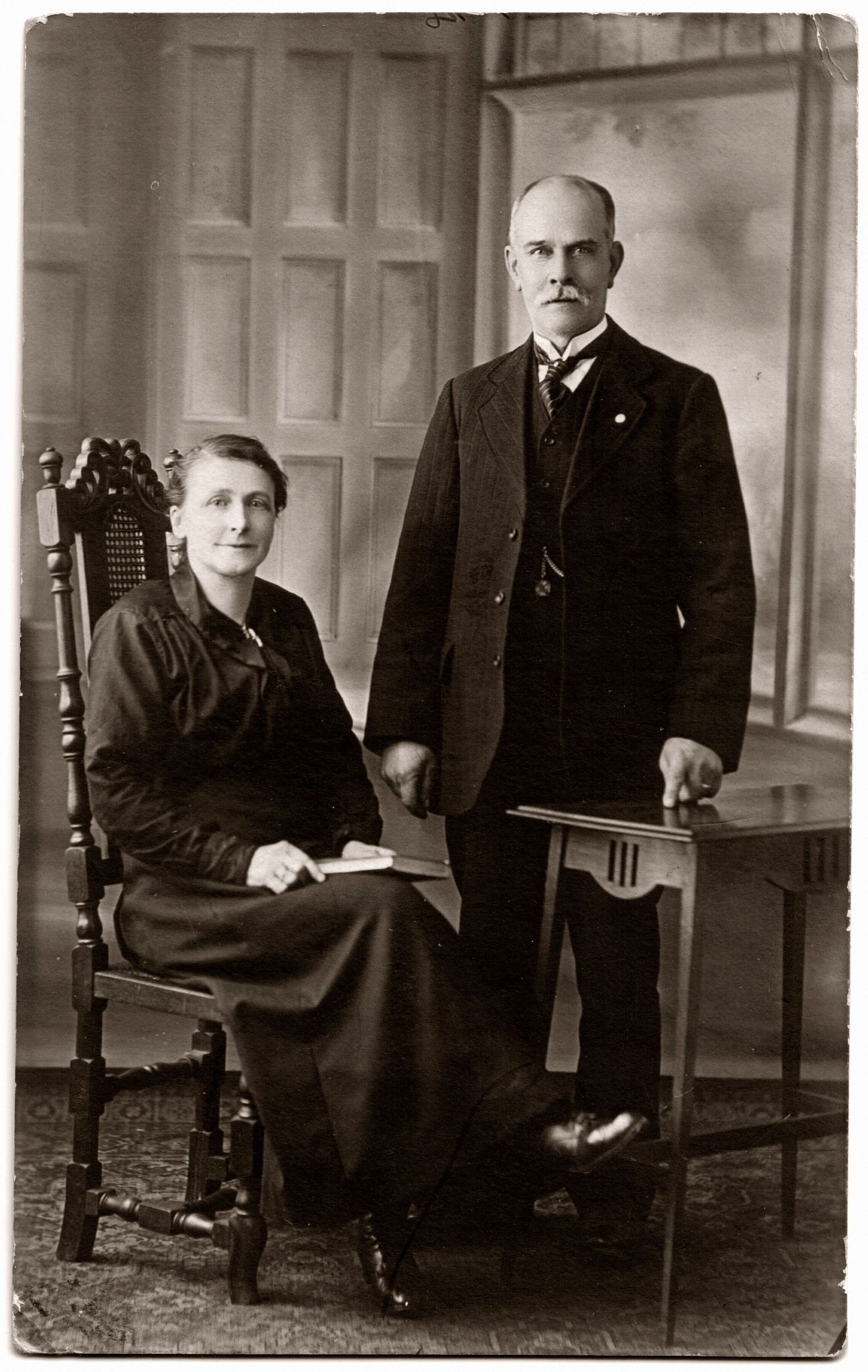 old gent and lady