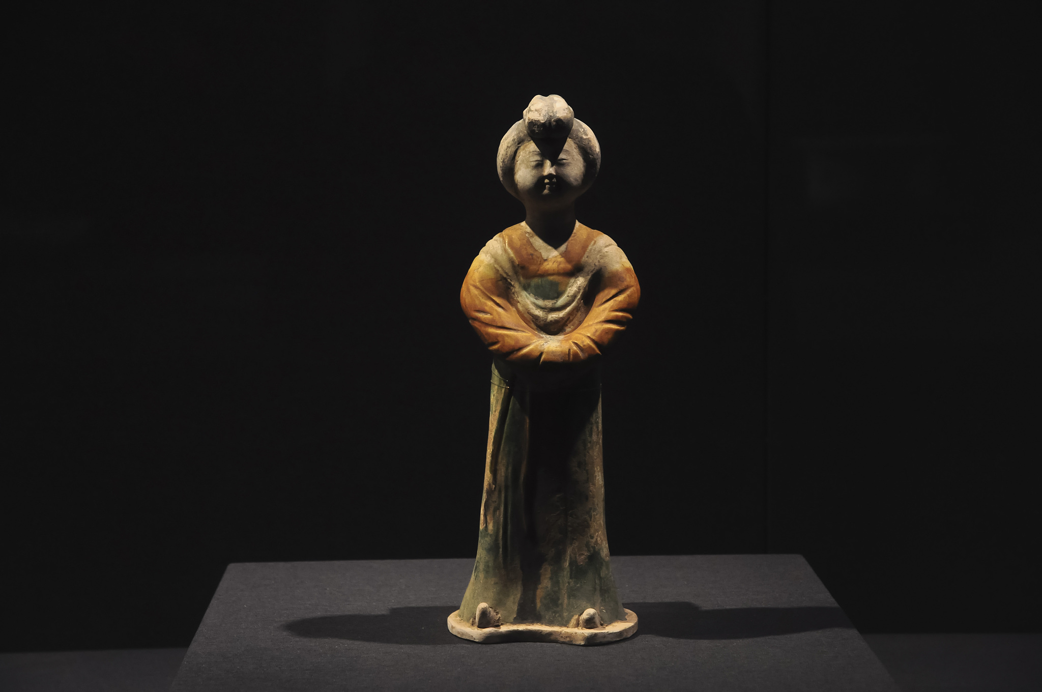 仕女,唐三彩