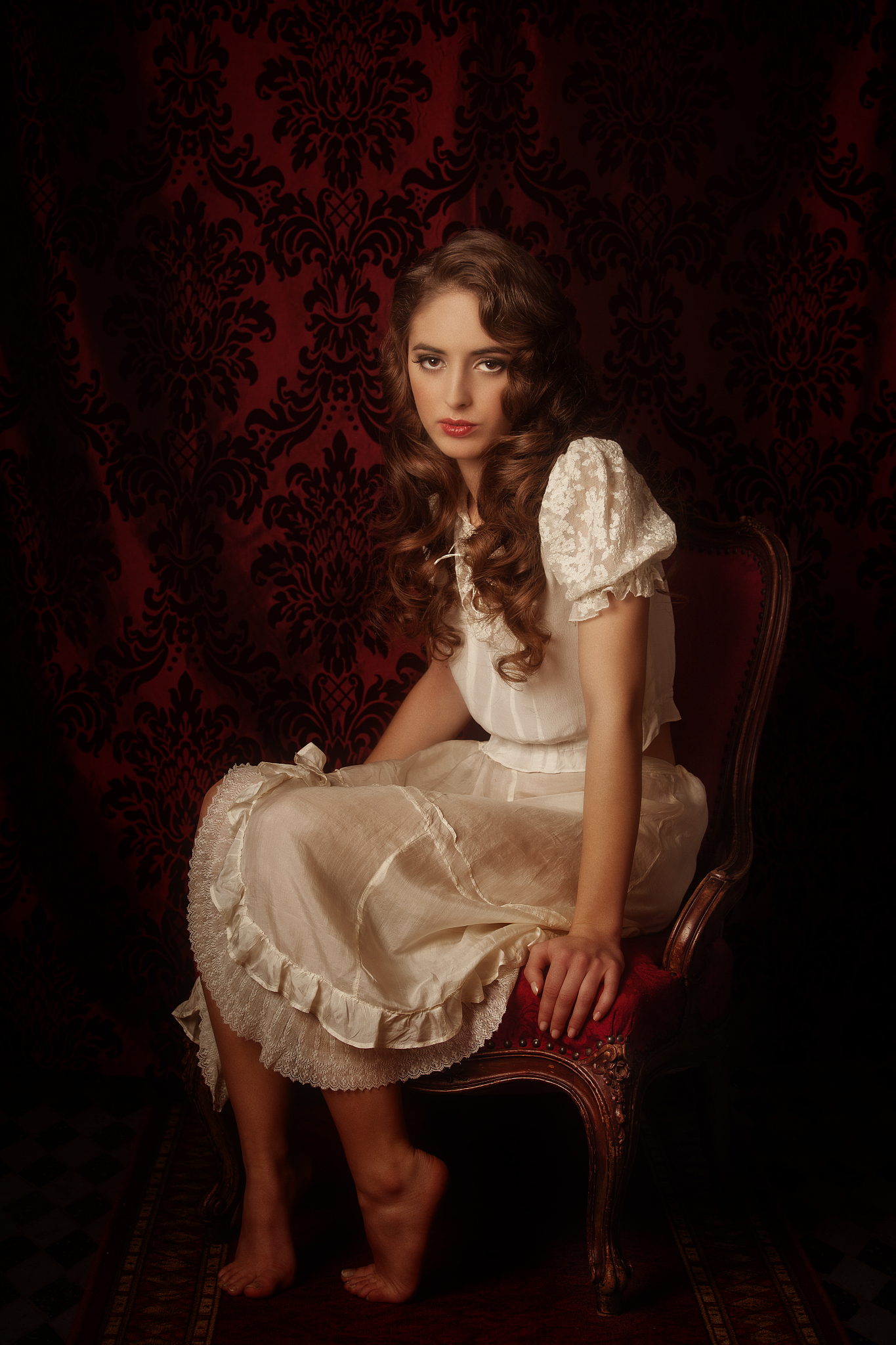 victorian style young woman