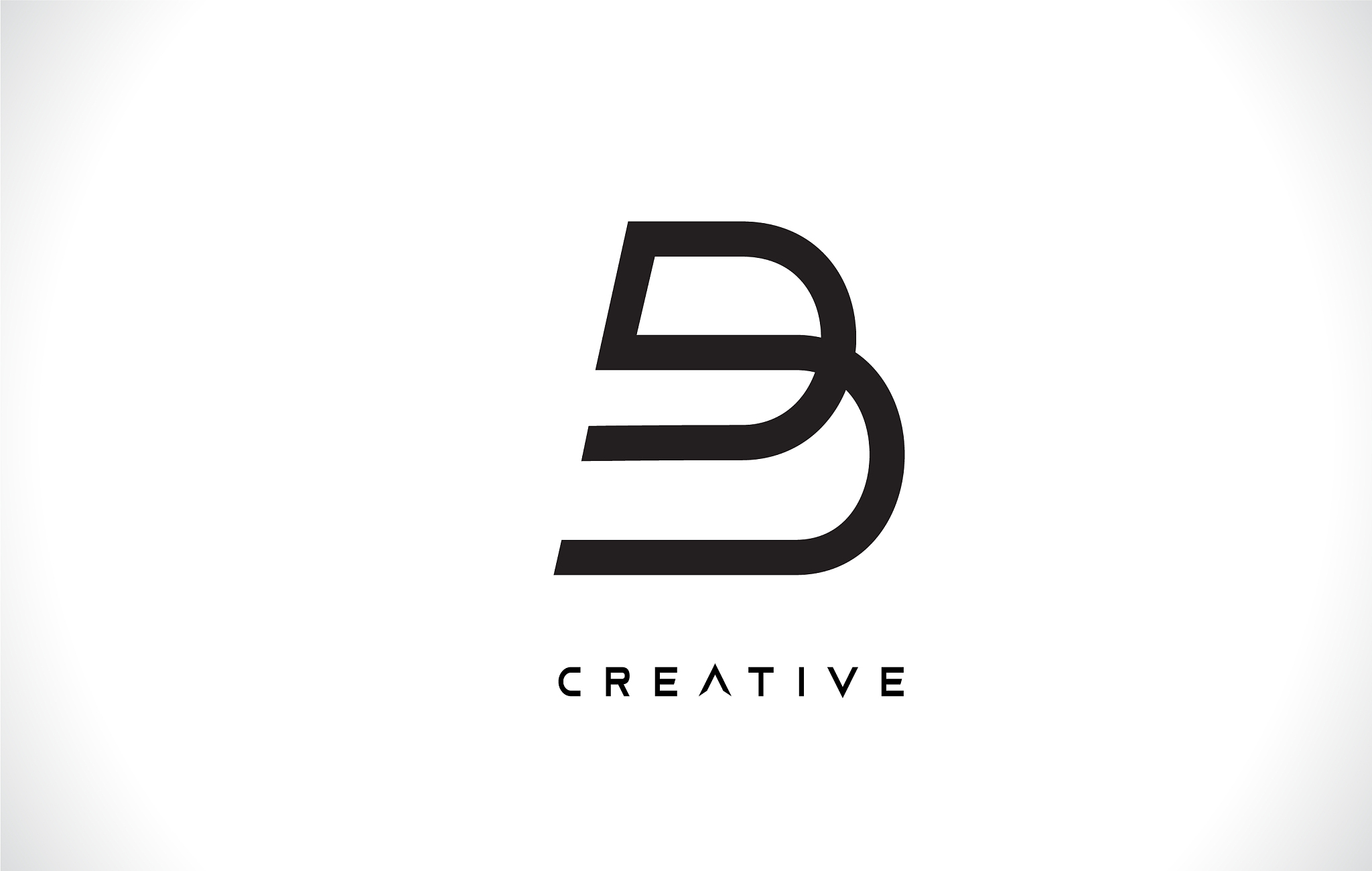 b letter design logo with creative modern trendy