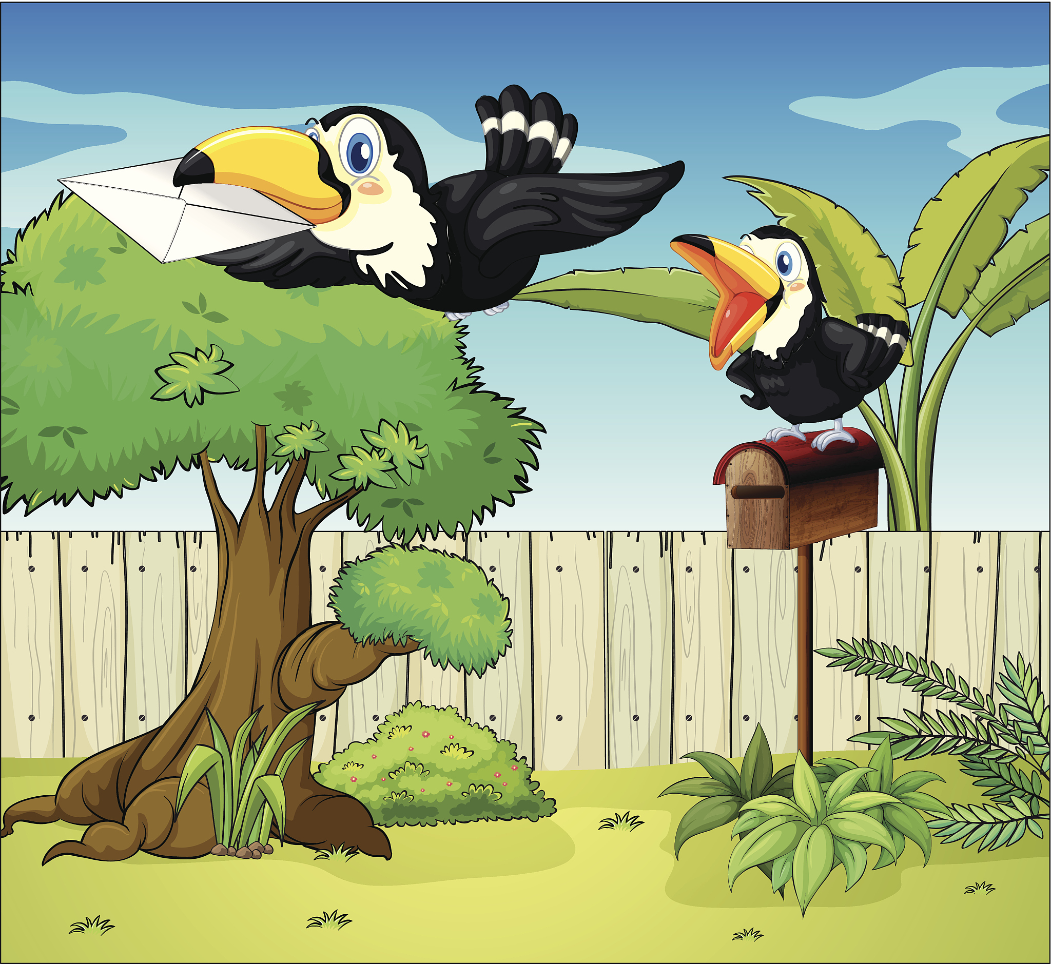 《鹰和乌鸦》寓言故事：自我接纳的智慧