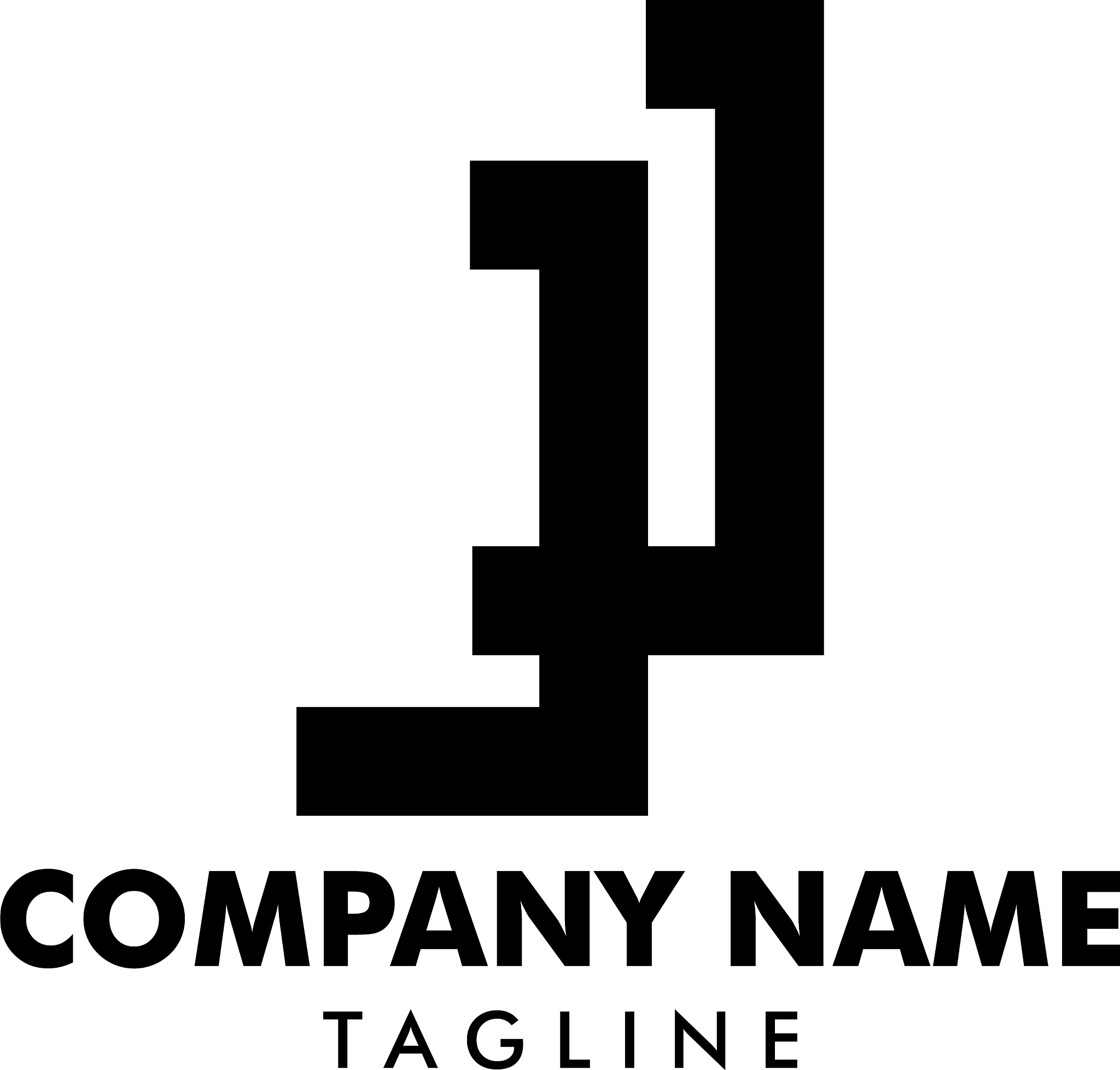initial letter jj logo template design