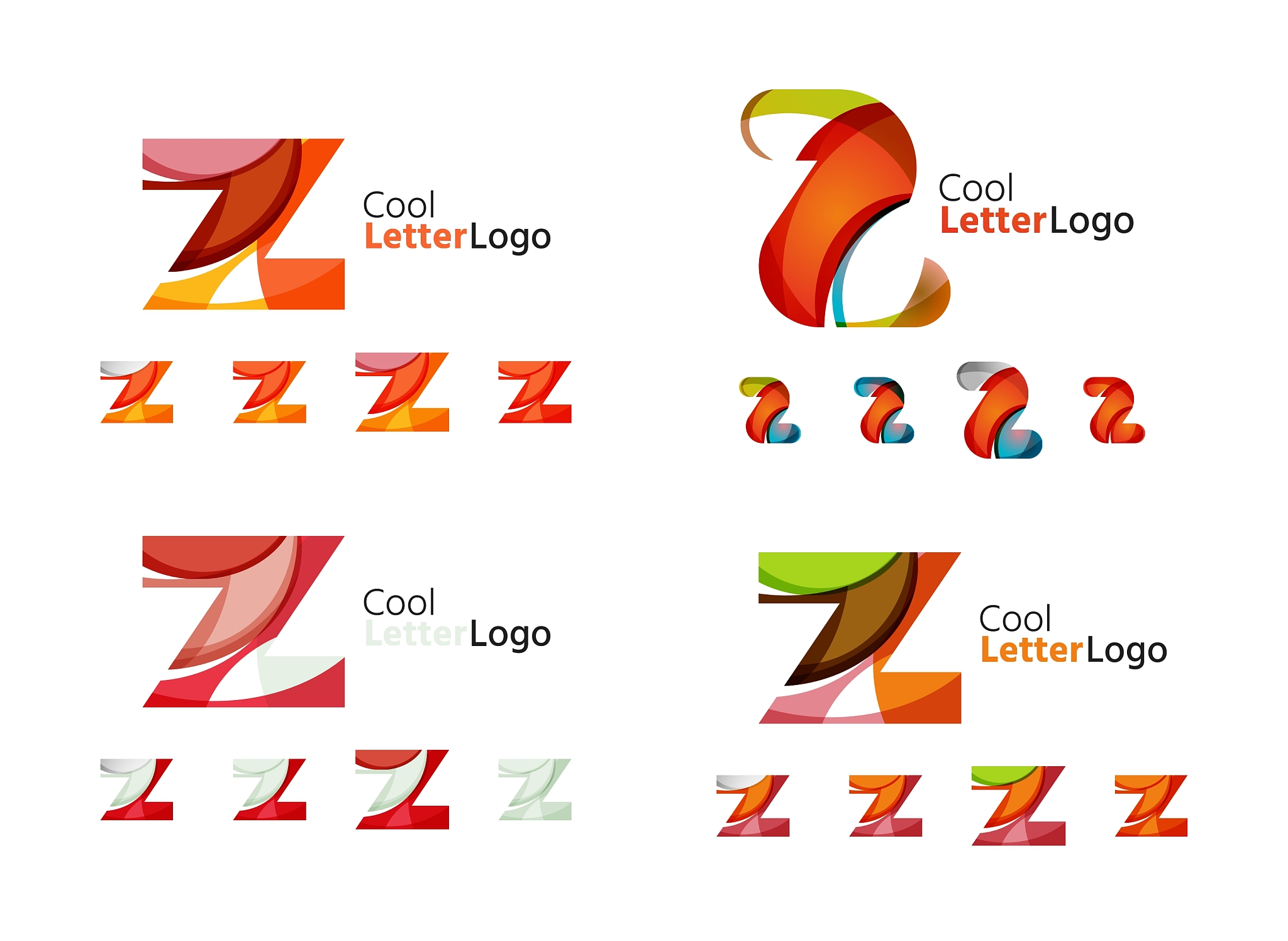 letter business emblem collection