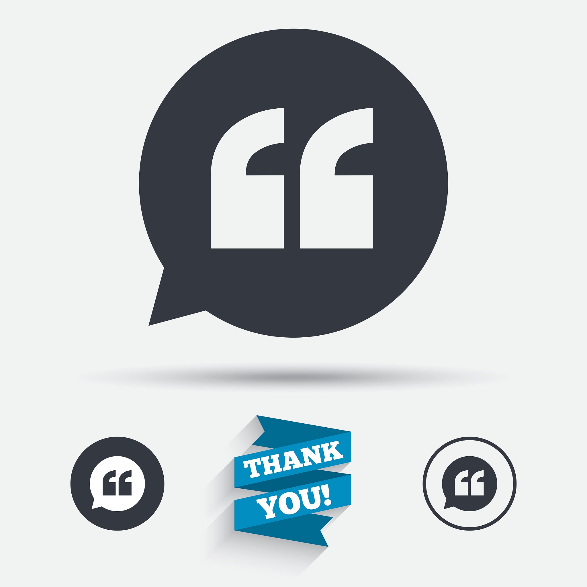 quote sign icon quotation mark symbol