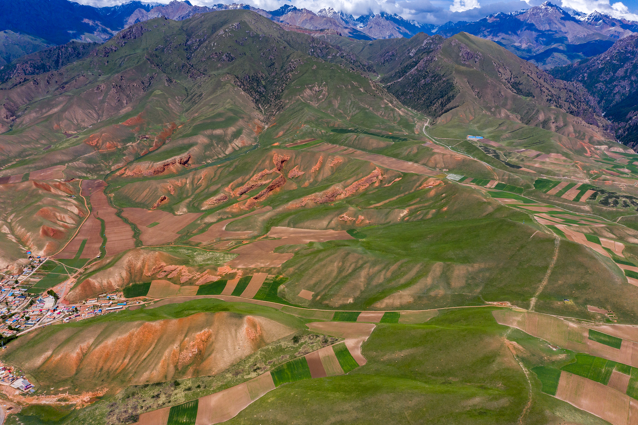qinghai qilian zall mountain