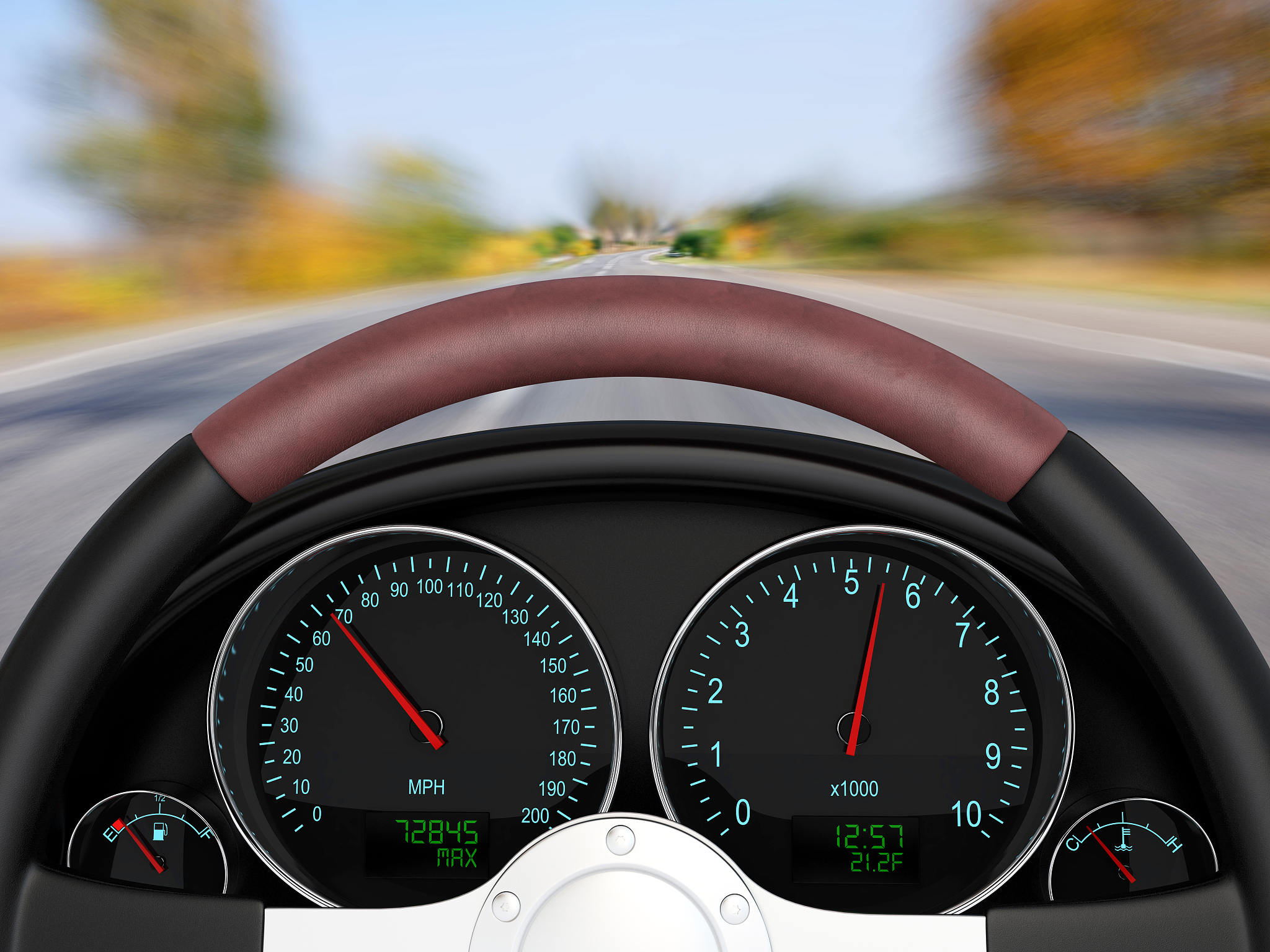 car dashboard