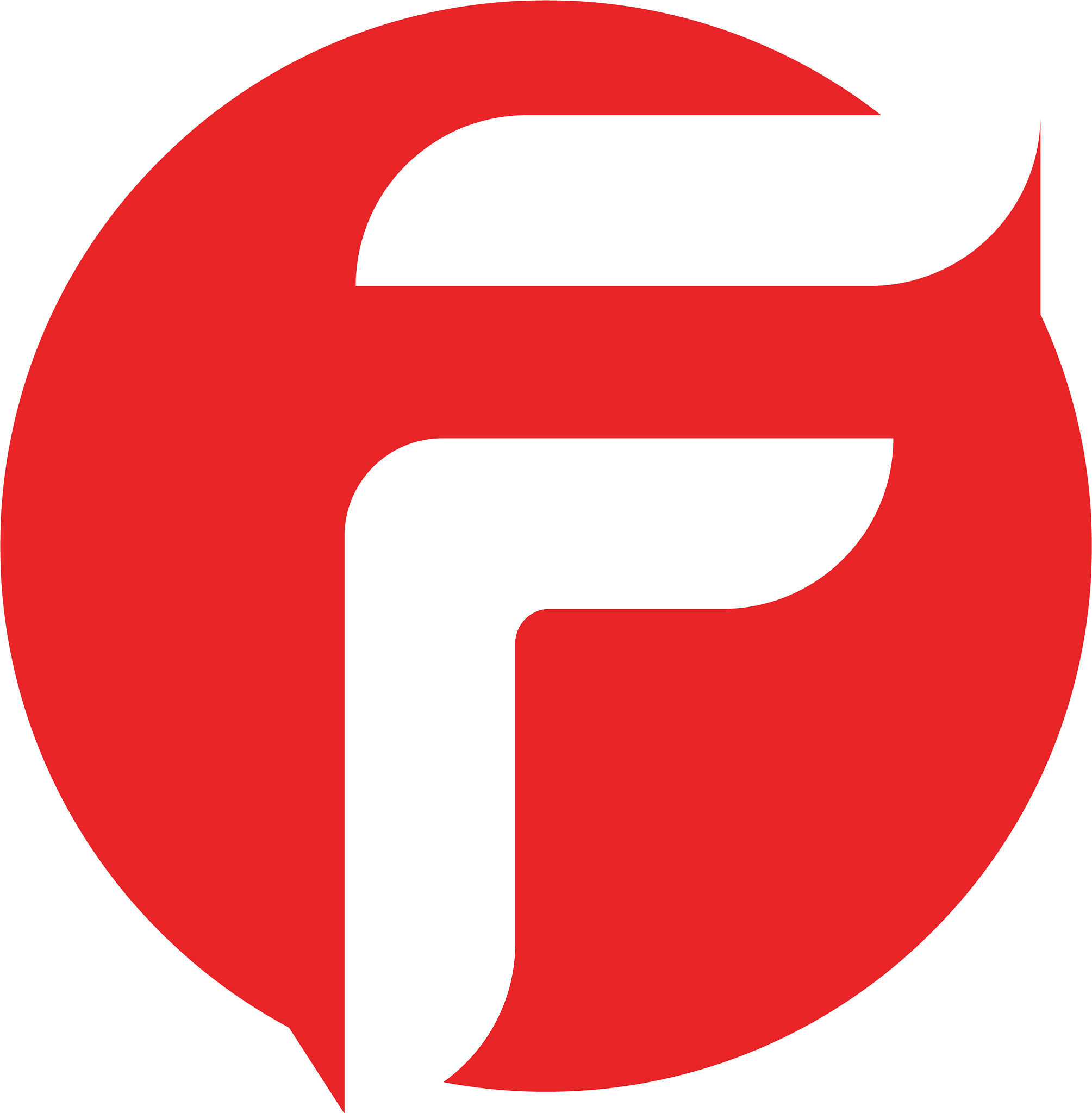 f logo letter template