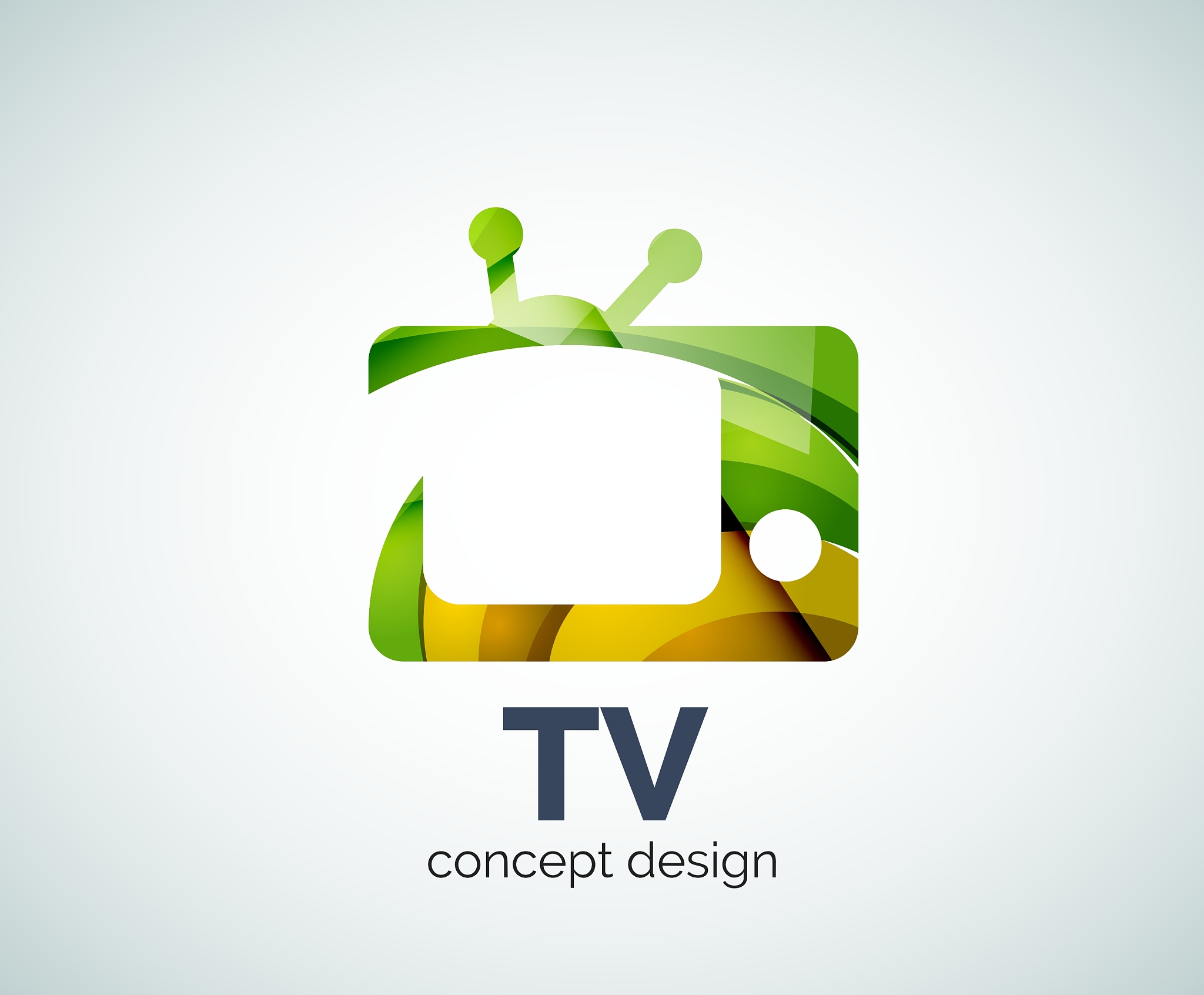 tv logo template