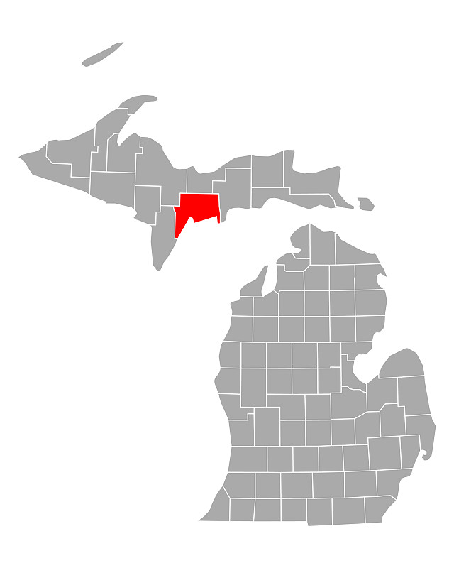 map delta in michigan
