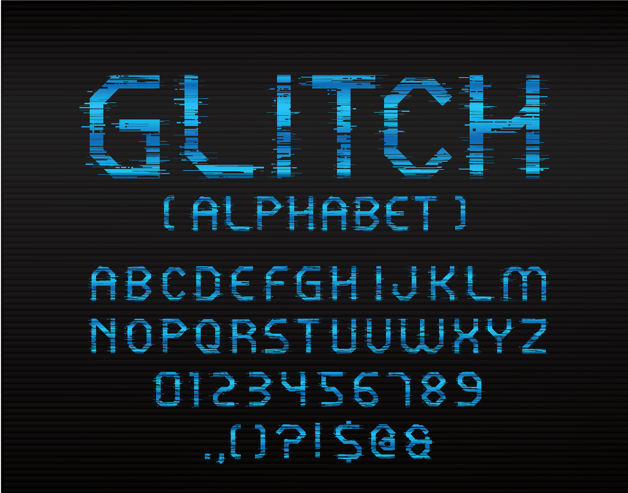 好看的html免费字体示例