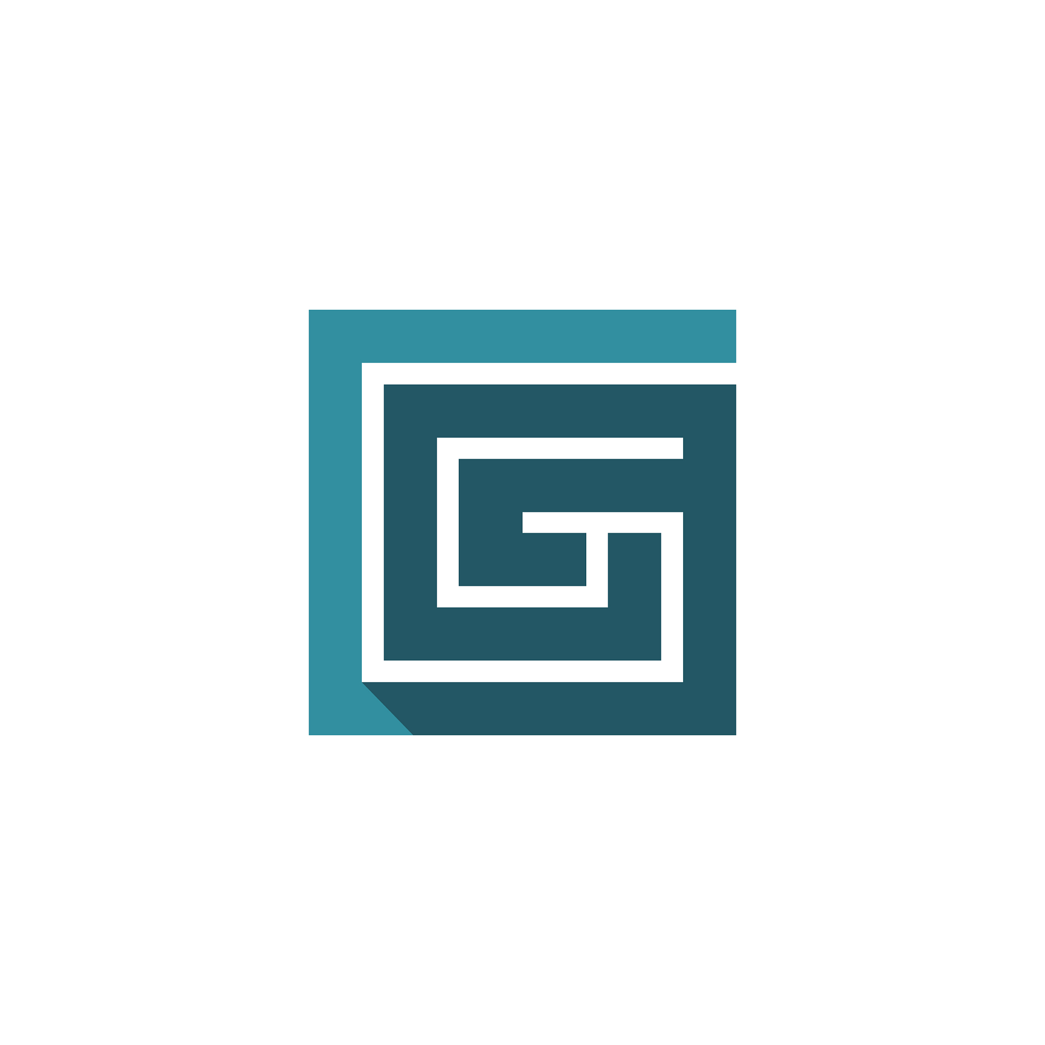 initial letter gg or g logo design template
