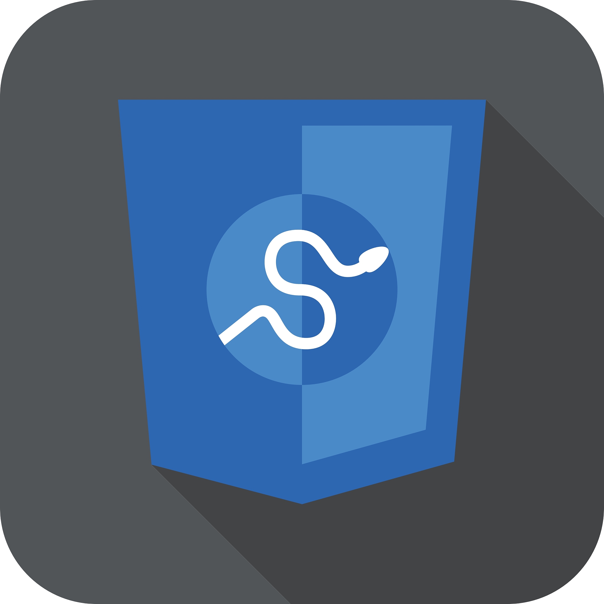 round icon of python framework programming