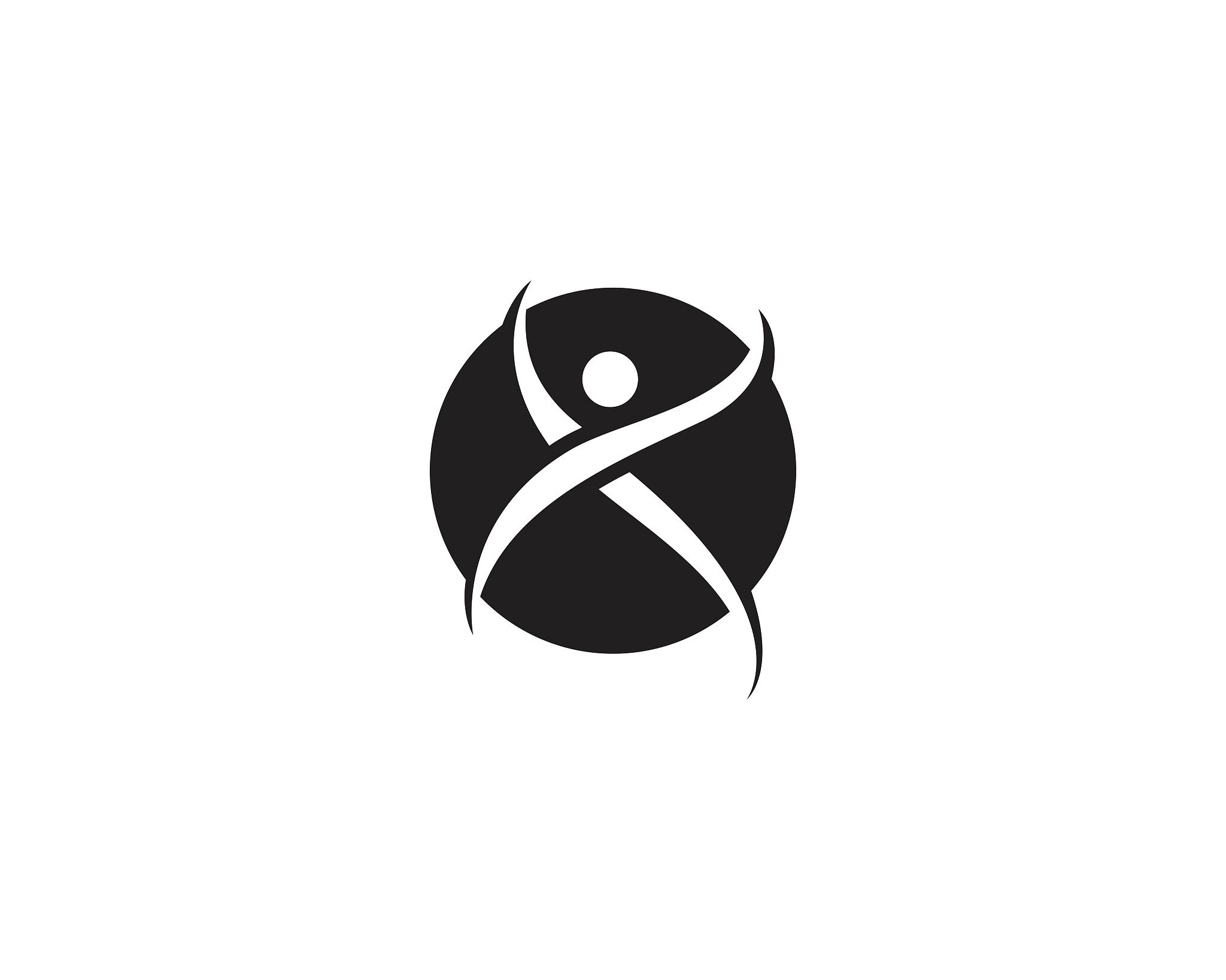 human character logo sign
