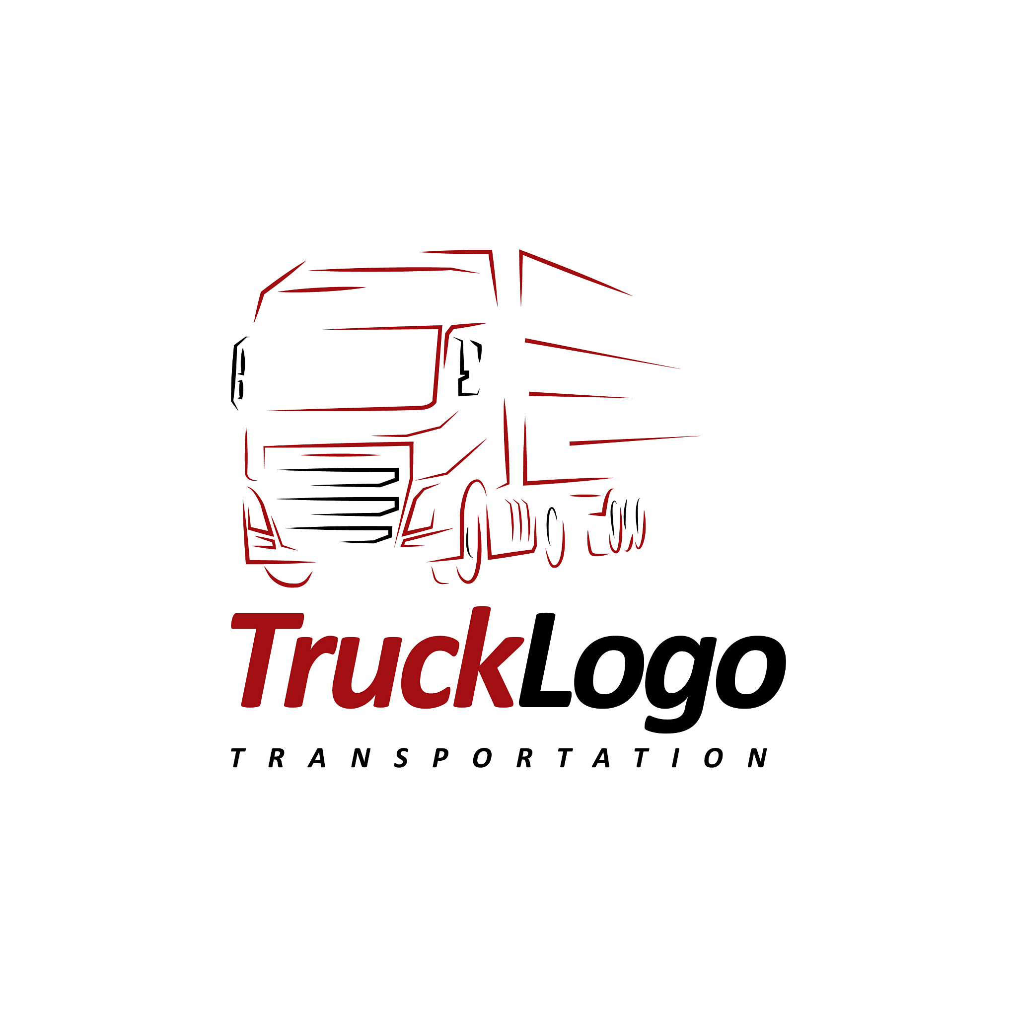 truck logo design