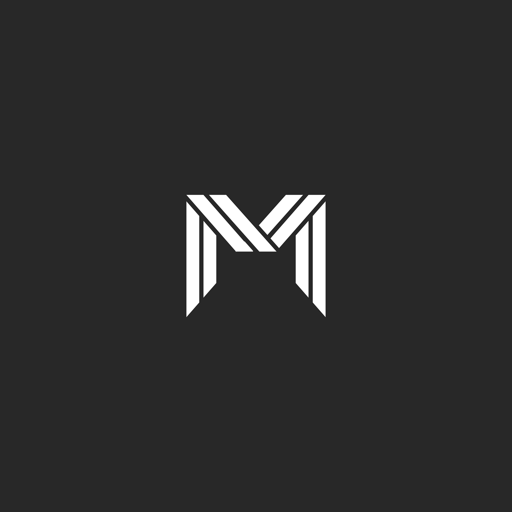 elegant letter m logo monogram design luxury