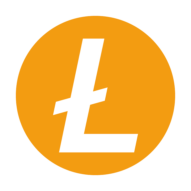 litecoin icon for internet money crypto currency