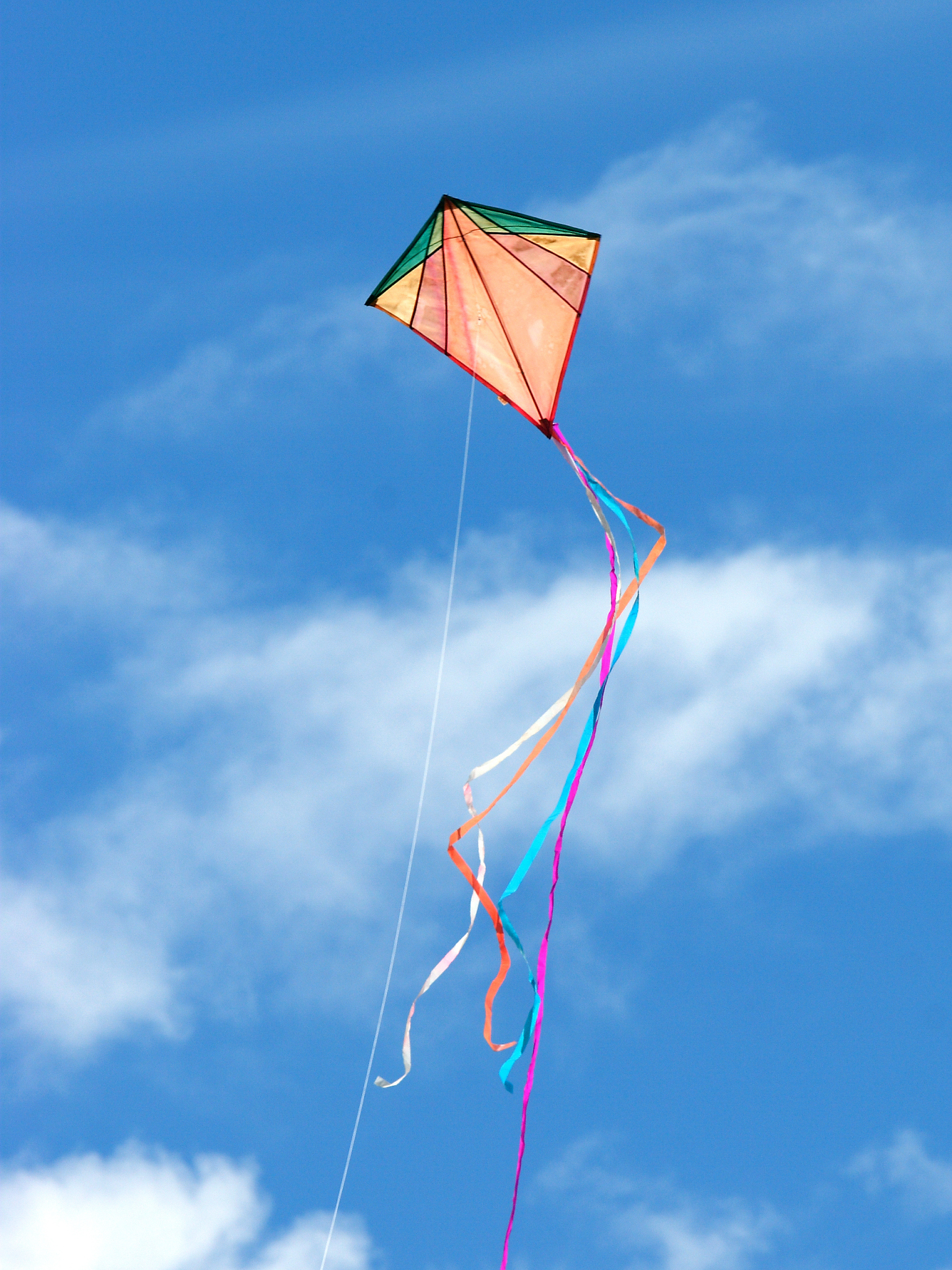 kite against blue sky