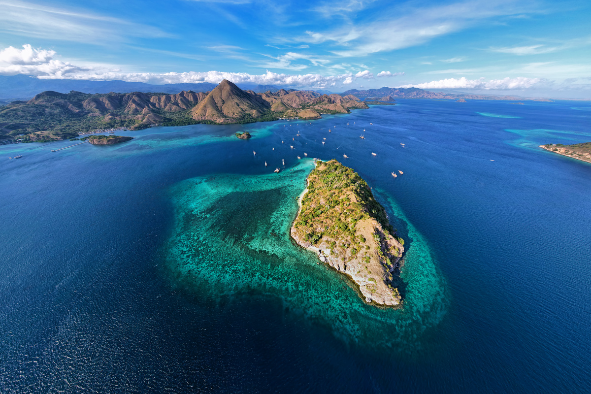 印度尼西亚科莫多国家公园全景