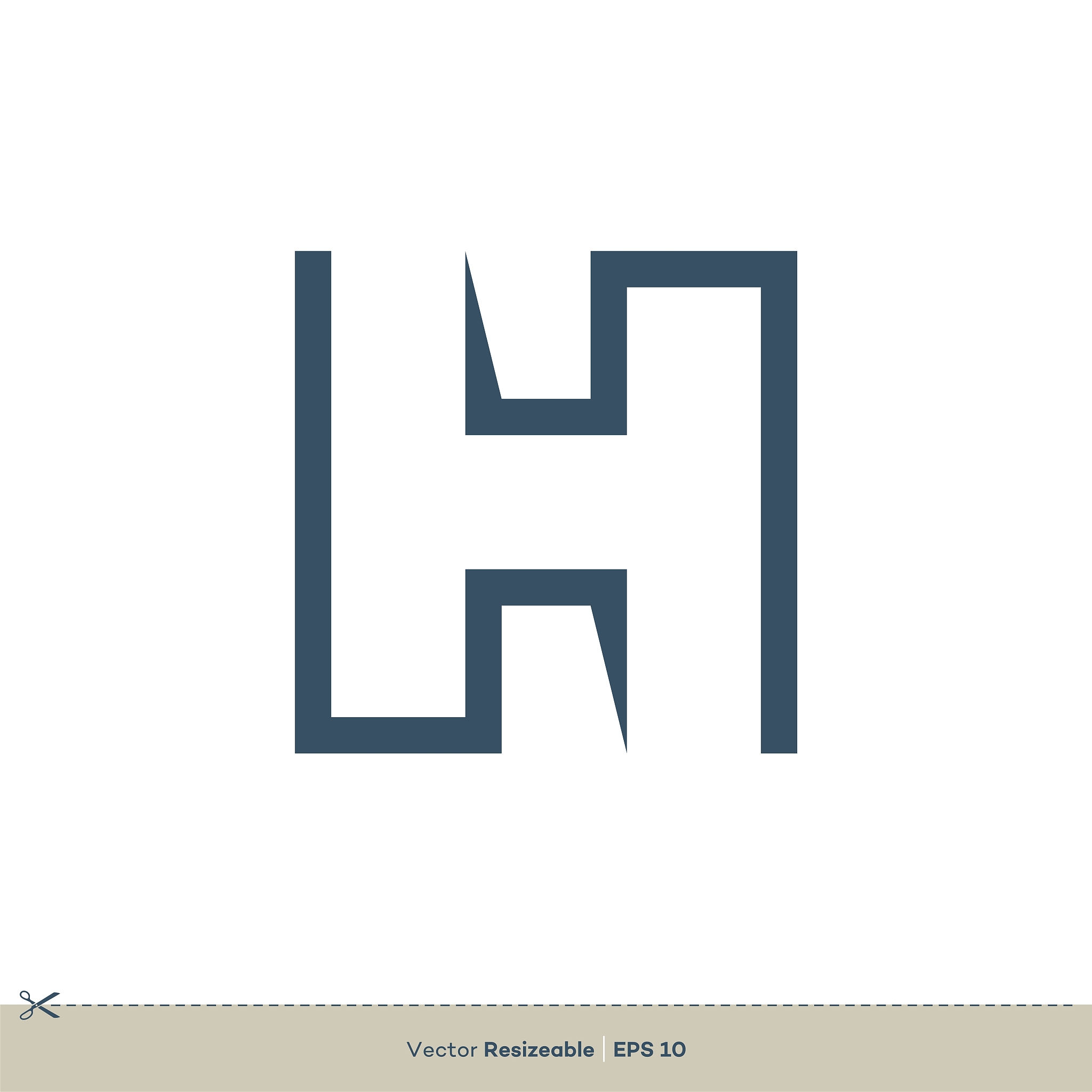 h letter logo template illustration design. vector eps 10.