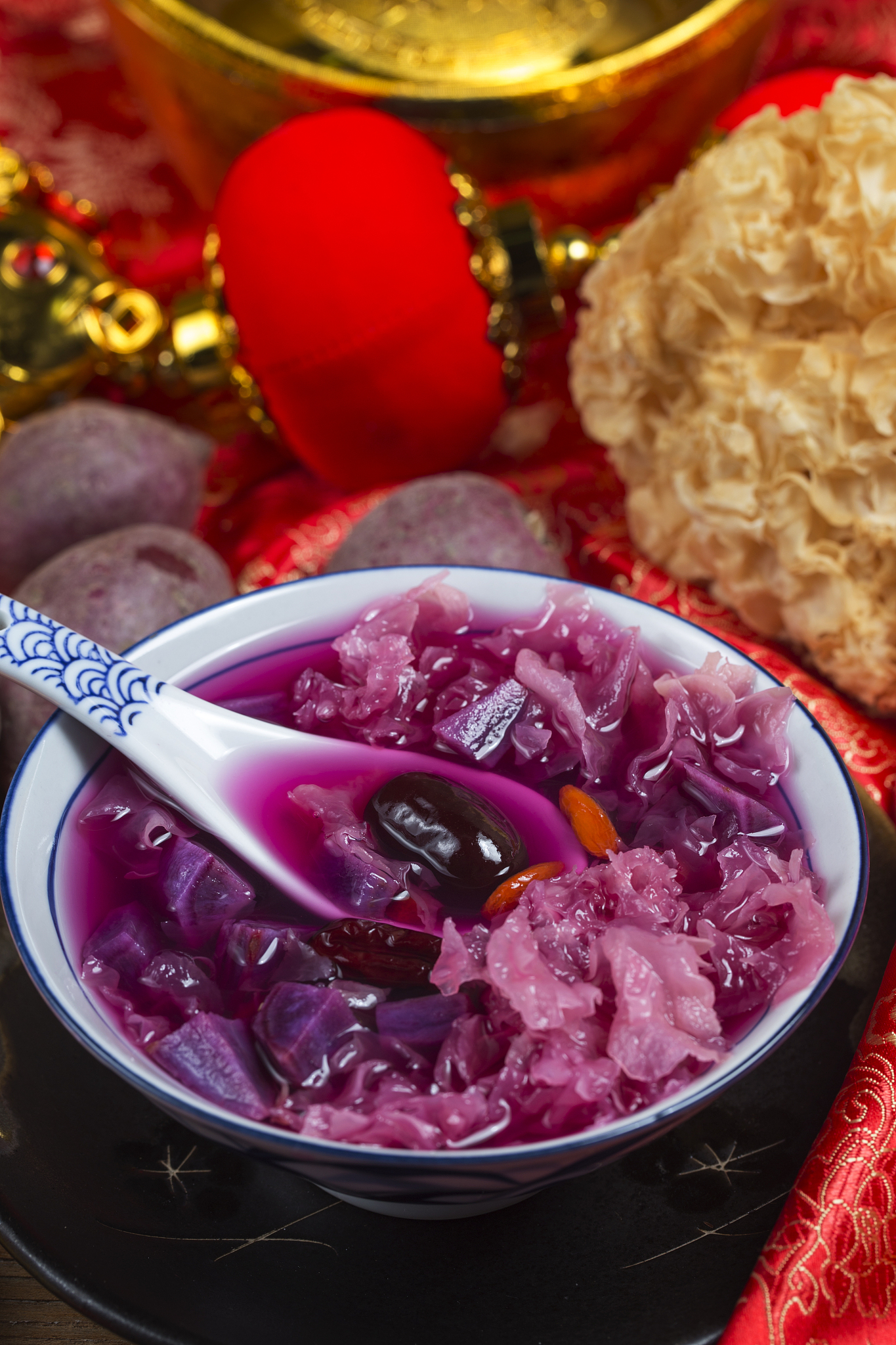 紫薯米糊的做法_紫薯米糊怎么做