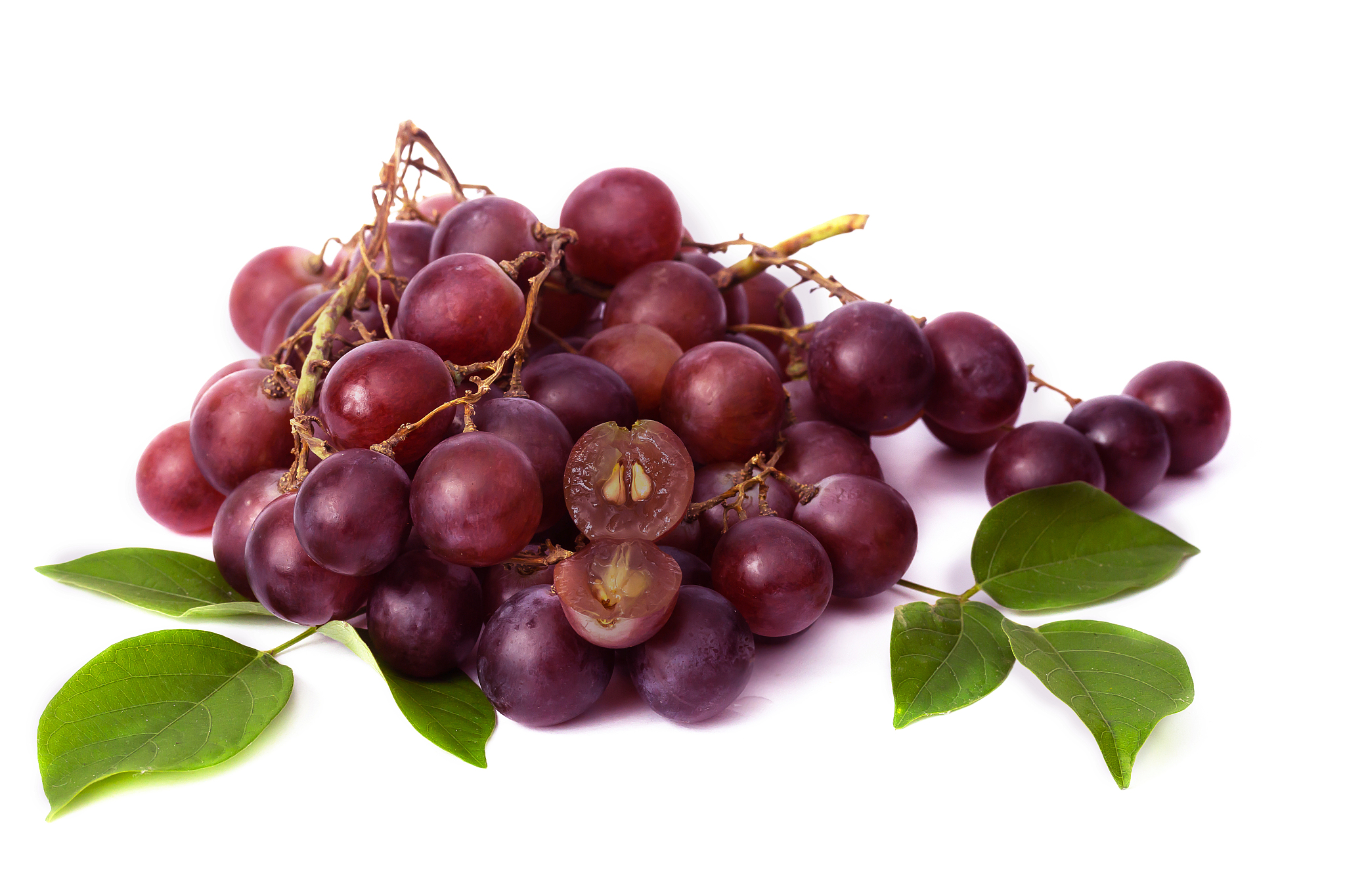 purple grapes from the farm