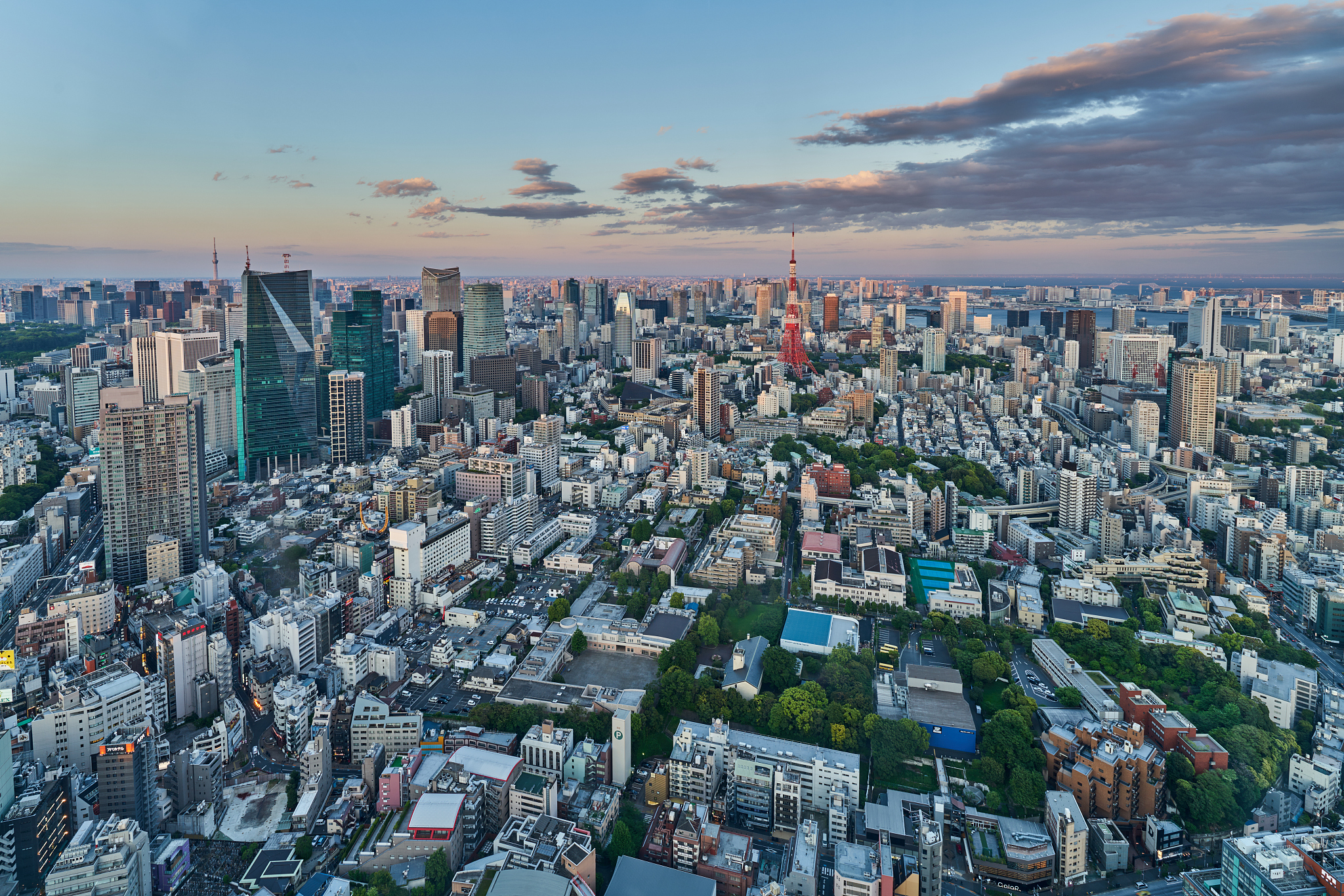 panoramic view of tokyo