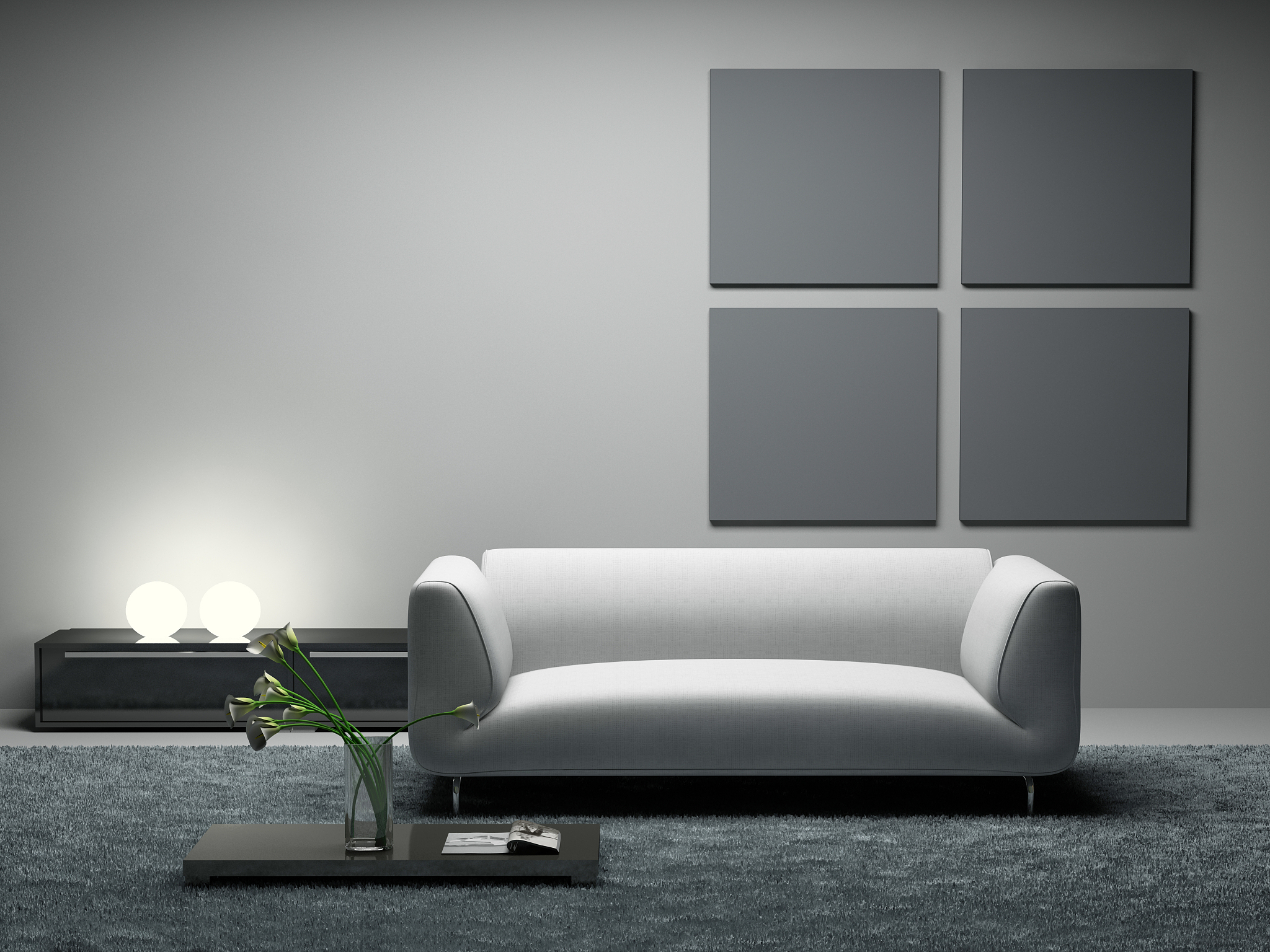 modern room