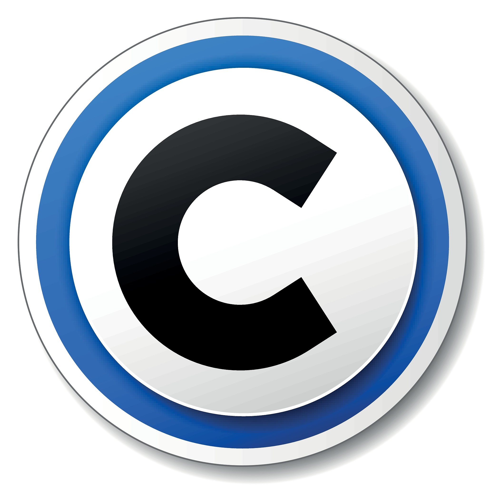 vector copyright icon
