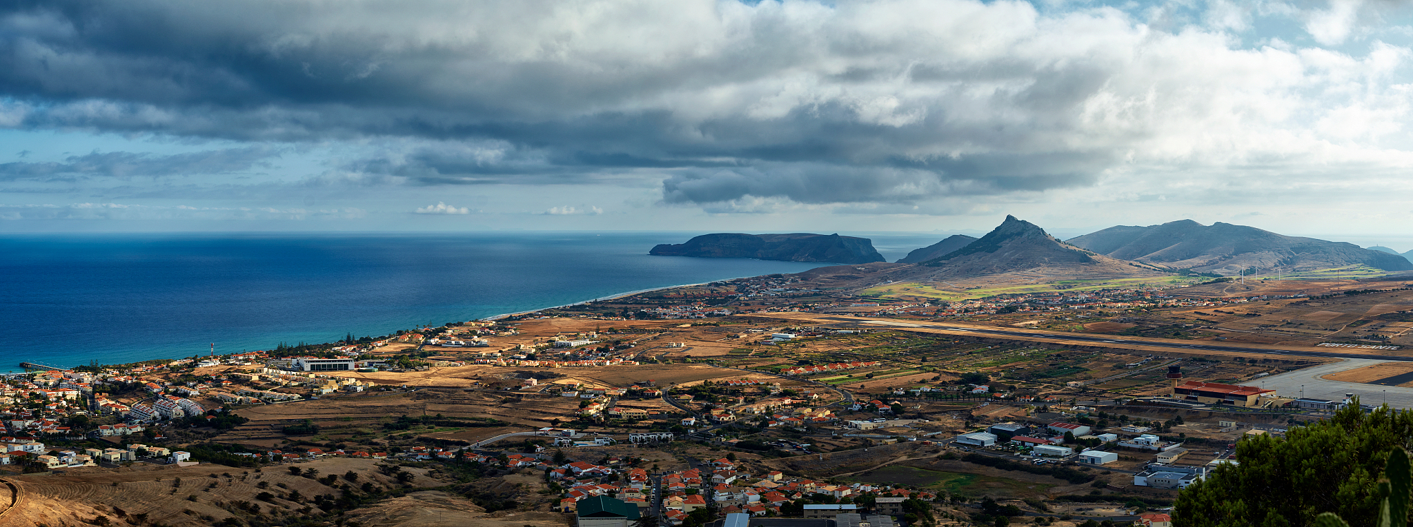 porto santo from pico do castello
